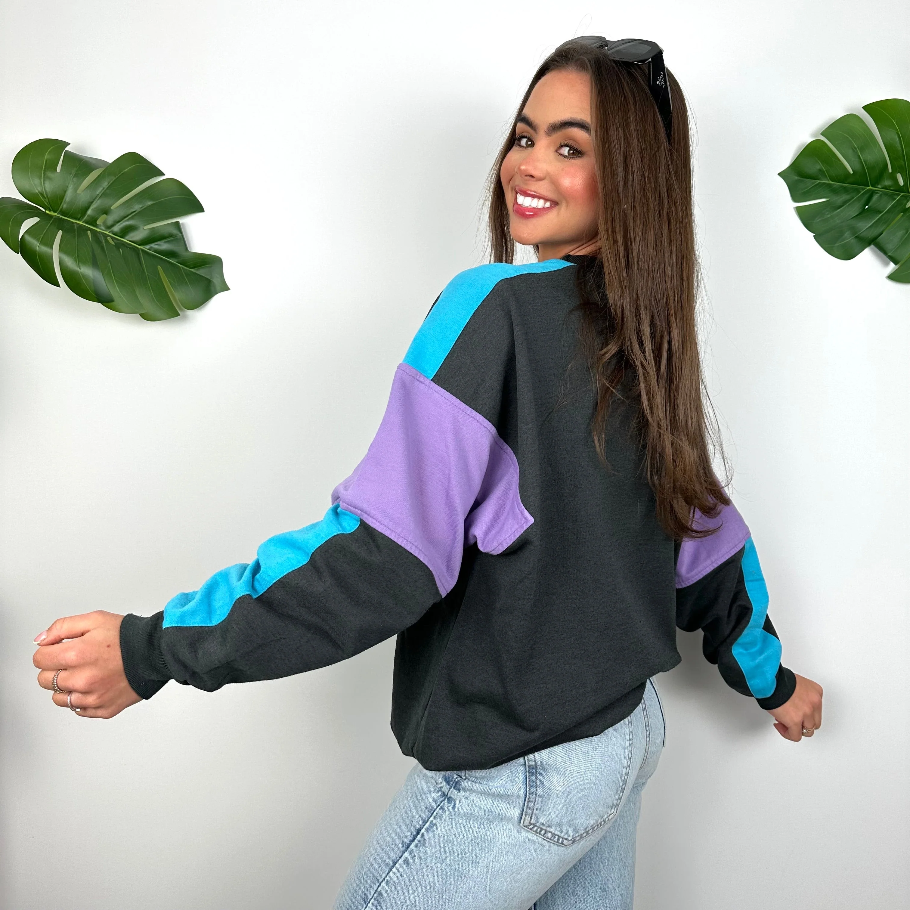 Adidas Black Spell Out Sweatshirt (M) - Image 7