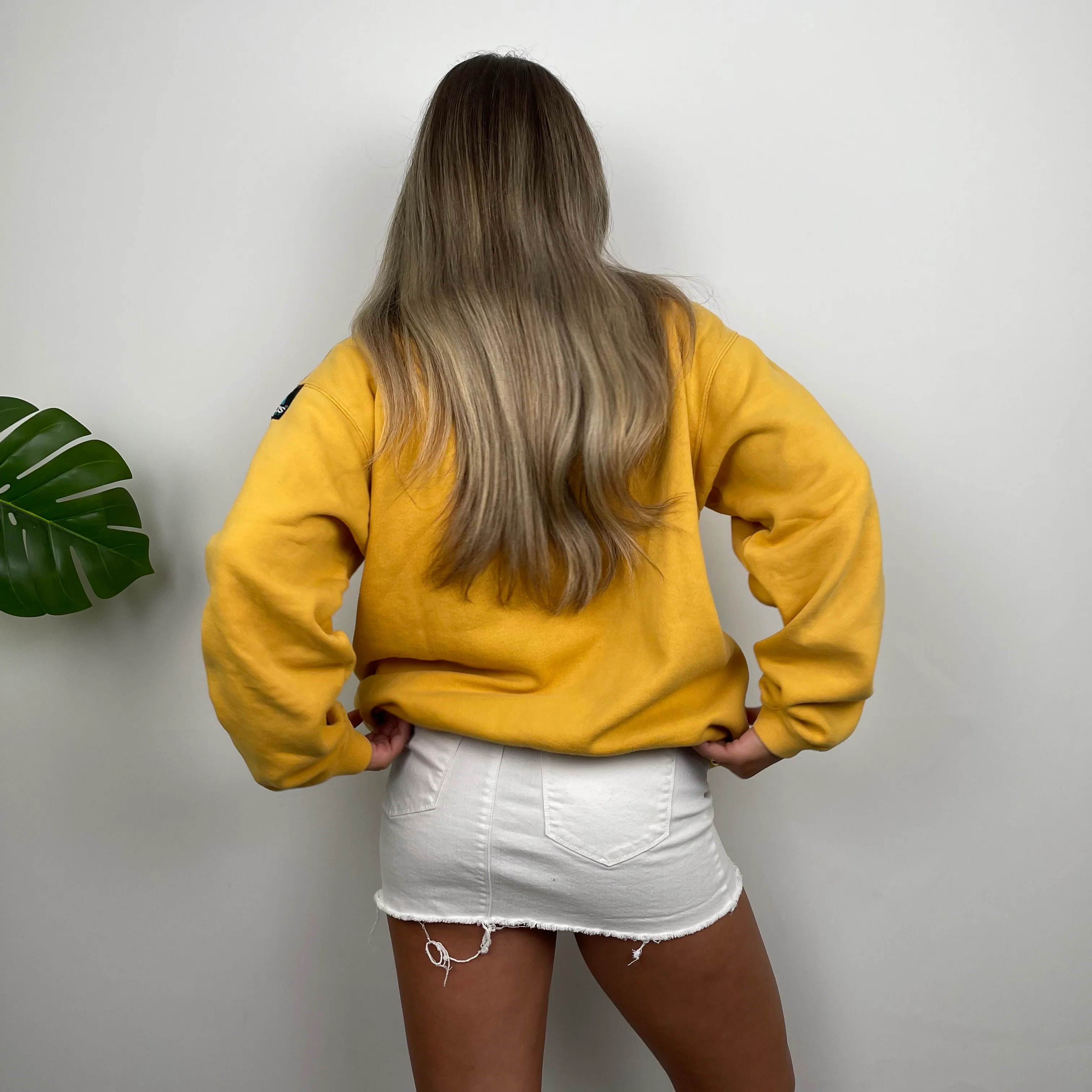 Adidas Equipment Yellow Embroidered Spell Out Sweatshirt (M) - Image 8