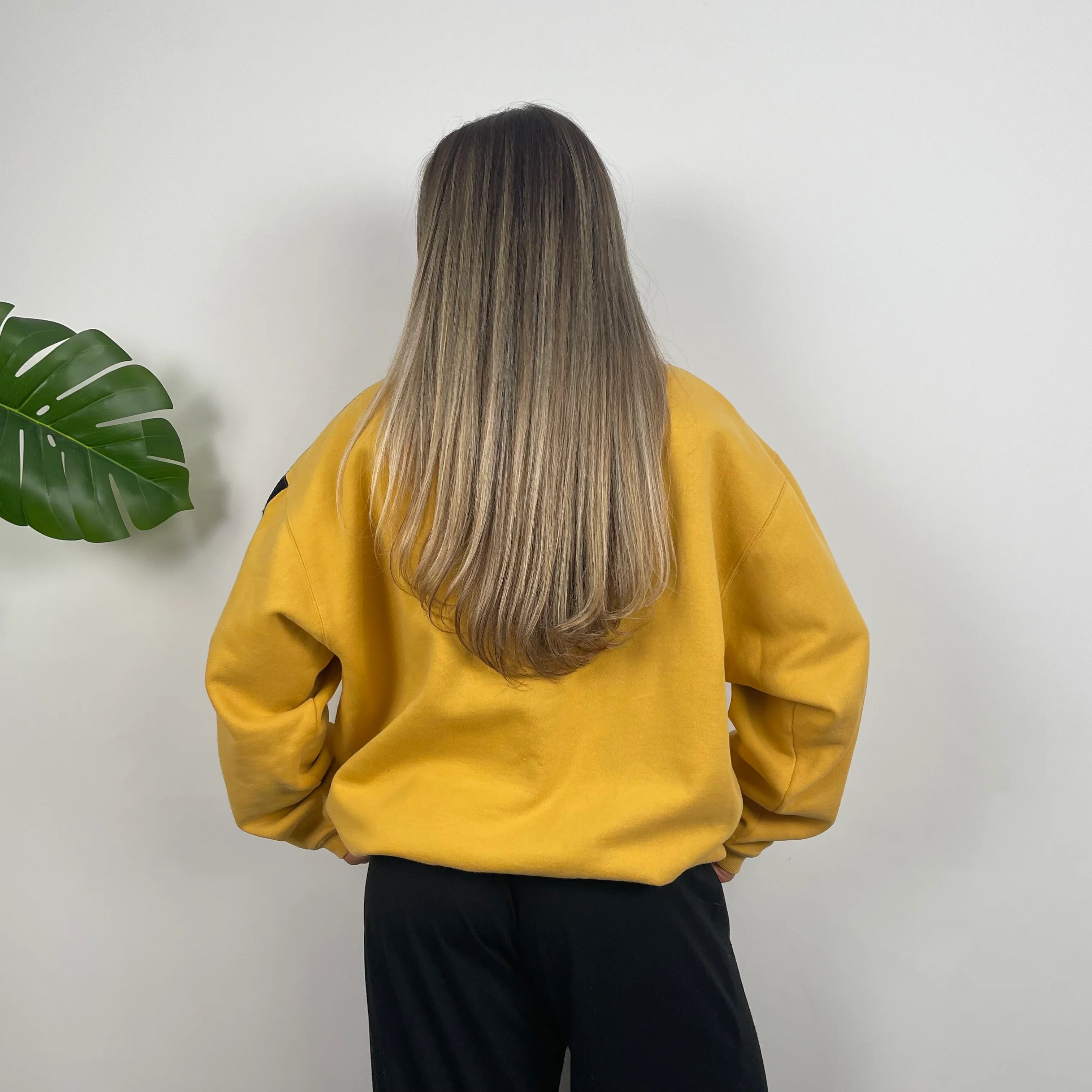 Adidas Equipment Yellow Embroidered Spell Out Sweatshirt (M) - Image 14