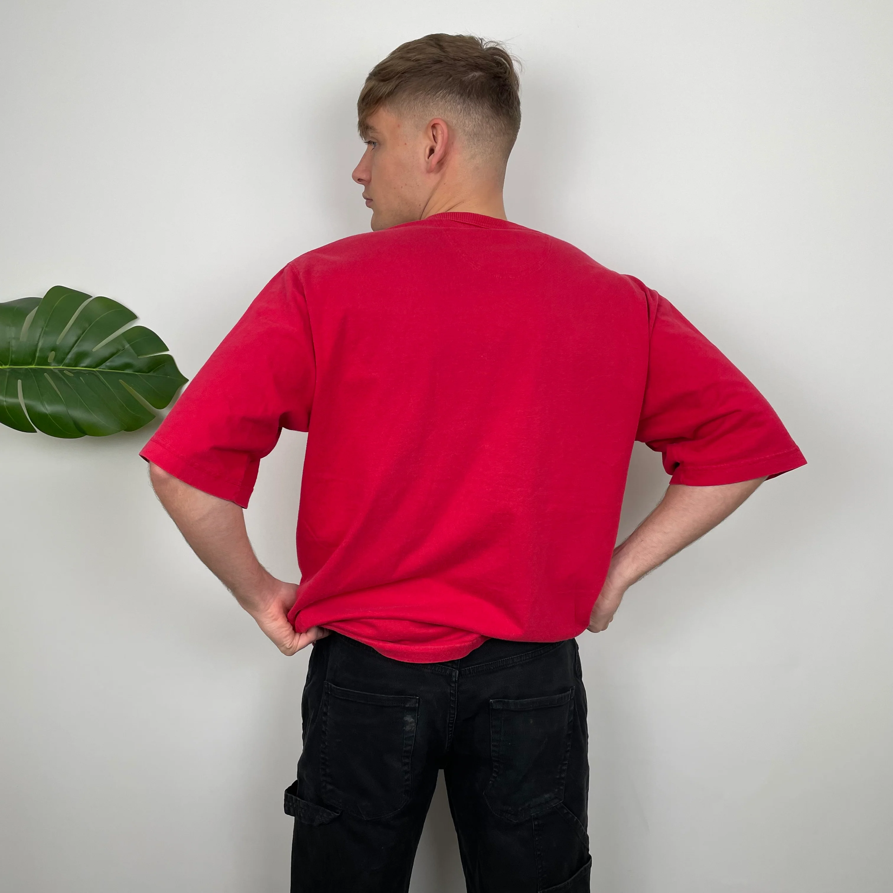 Adidas RARE Red Spell Out T Shirt (L) - Image 8