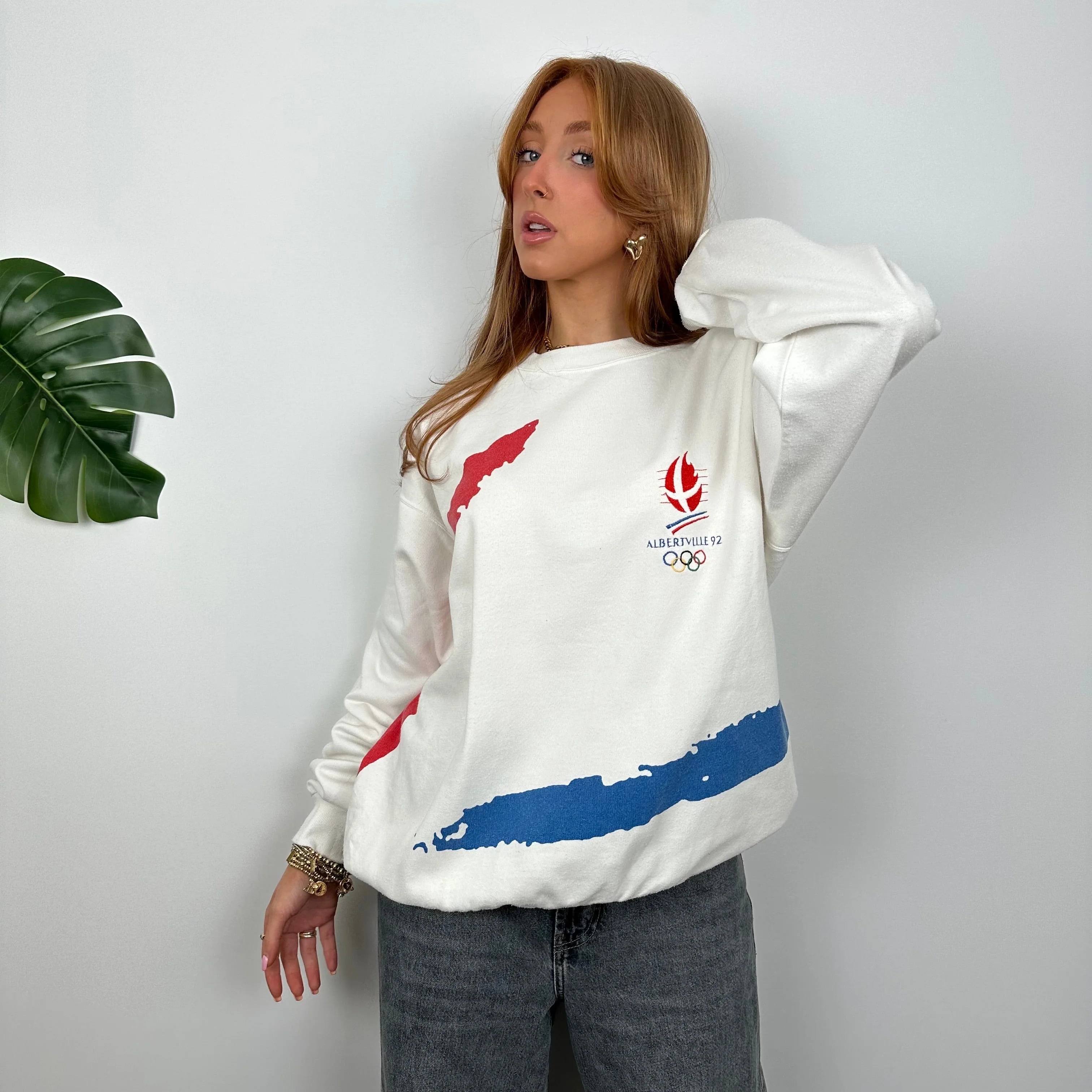 Adidas ULTRA RARE Winter Olympics 1992 Sweatshirt (M) - Image 3