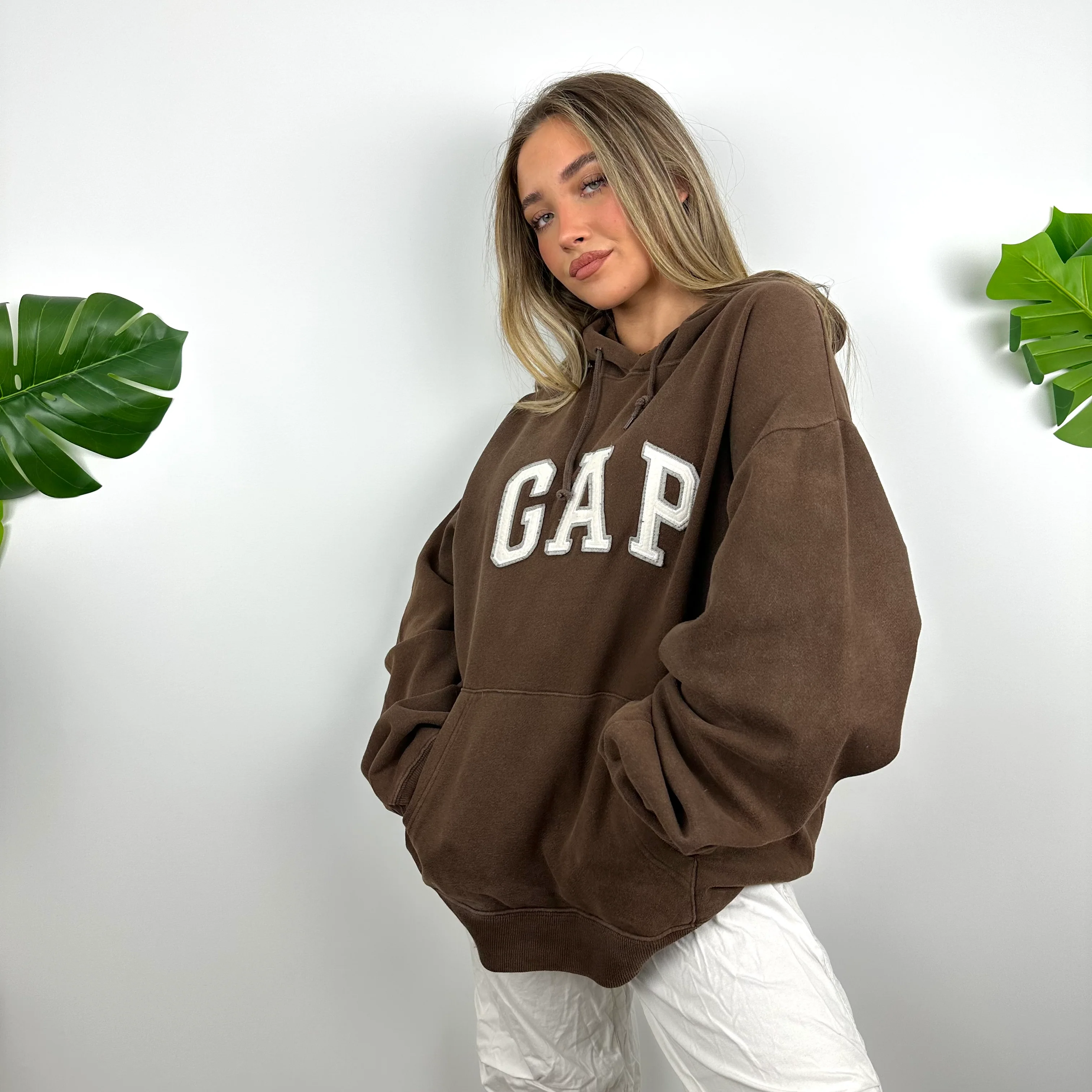 Brown GAP Hoodie (XL) - Image 2