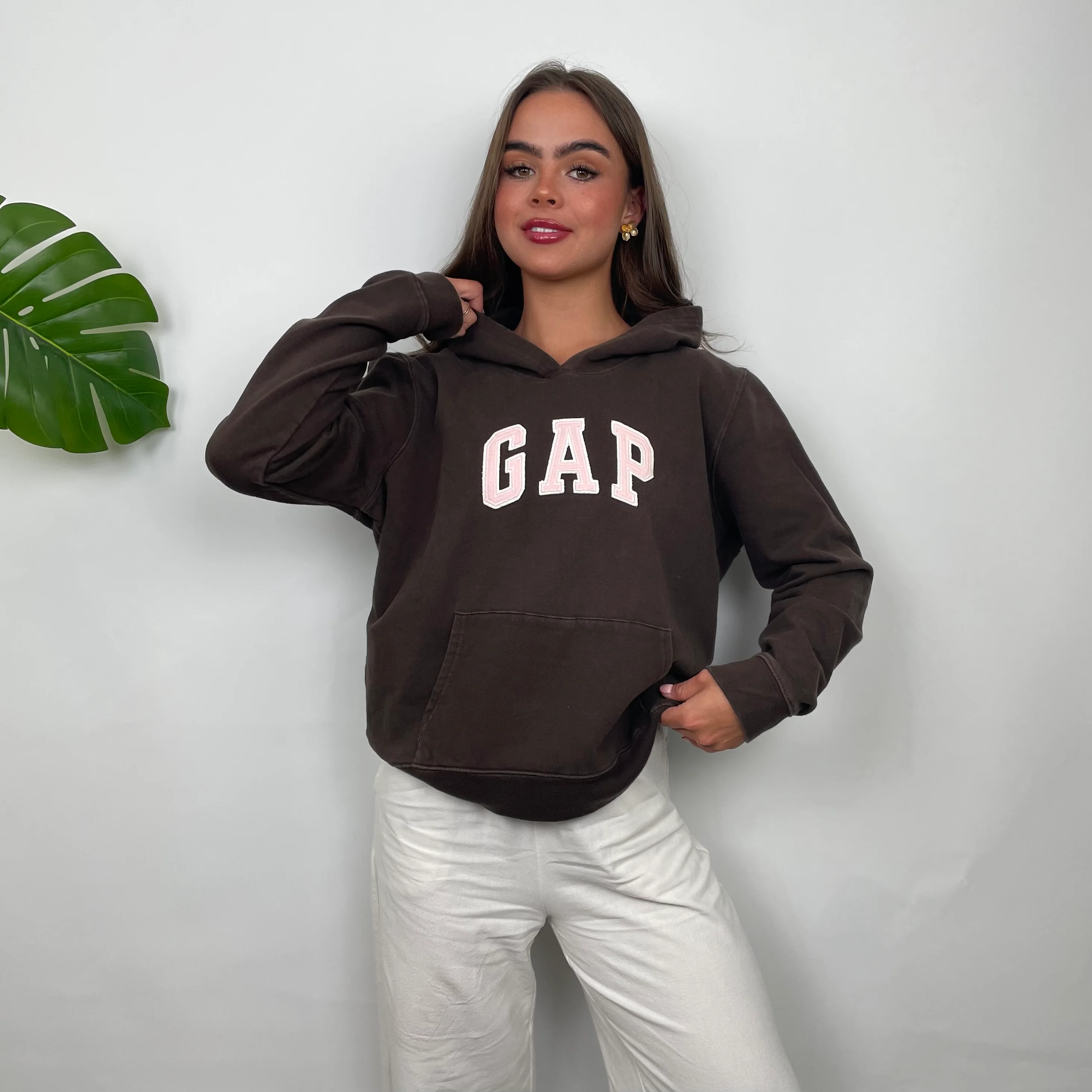 Brown GAP Hoodie (S) - Image 5