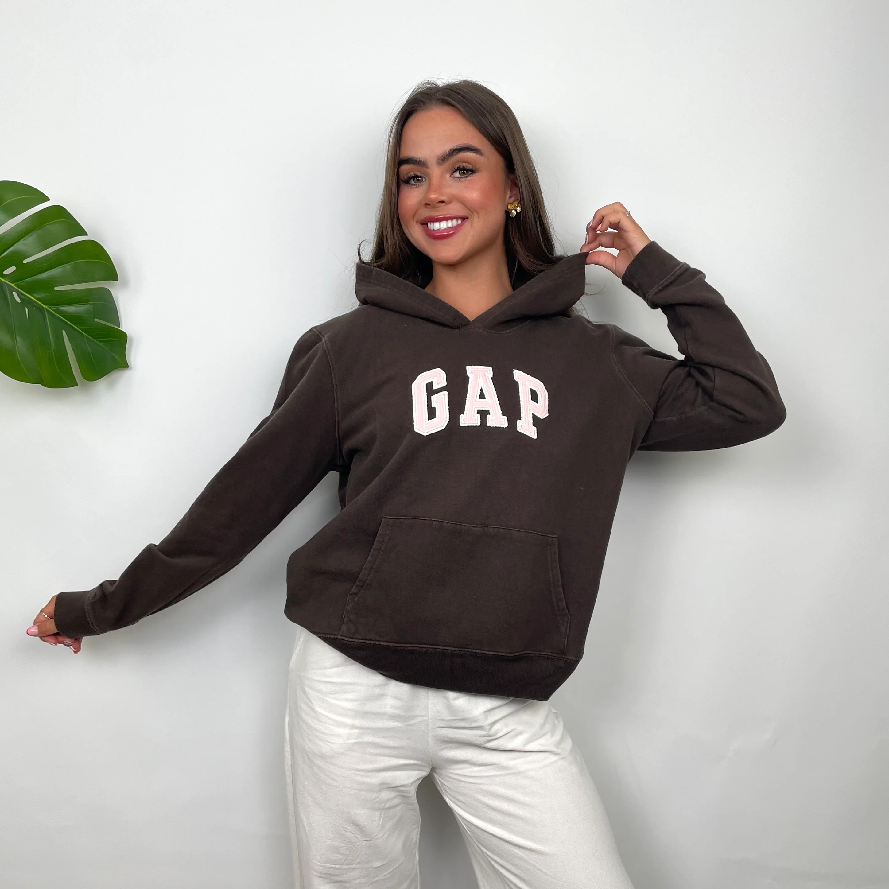 Brown GAP Hoodie (S) - Image 6