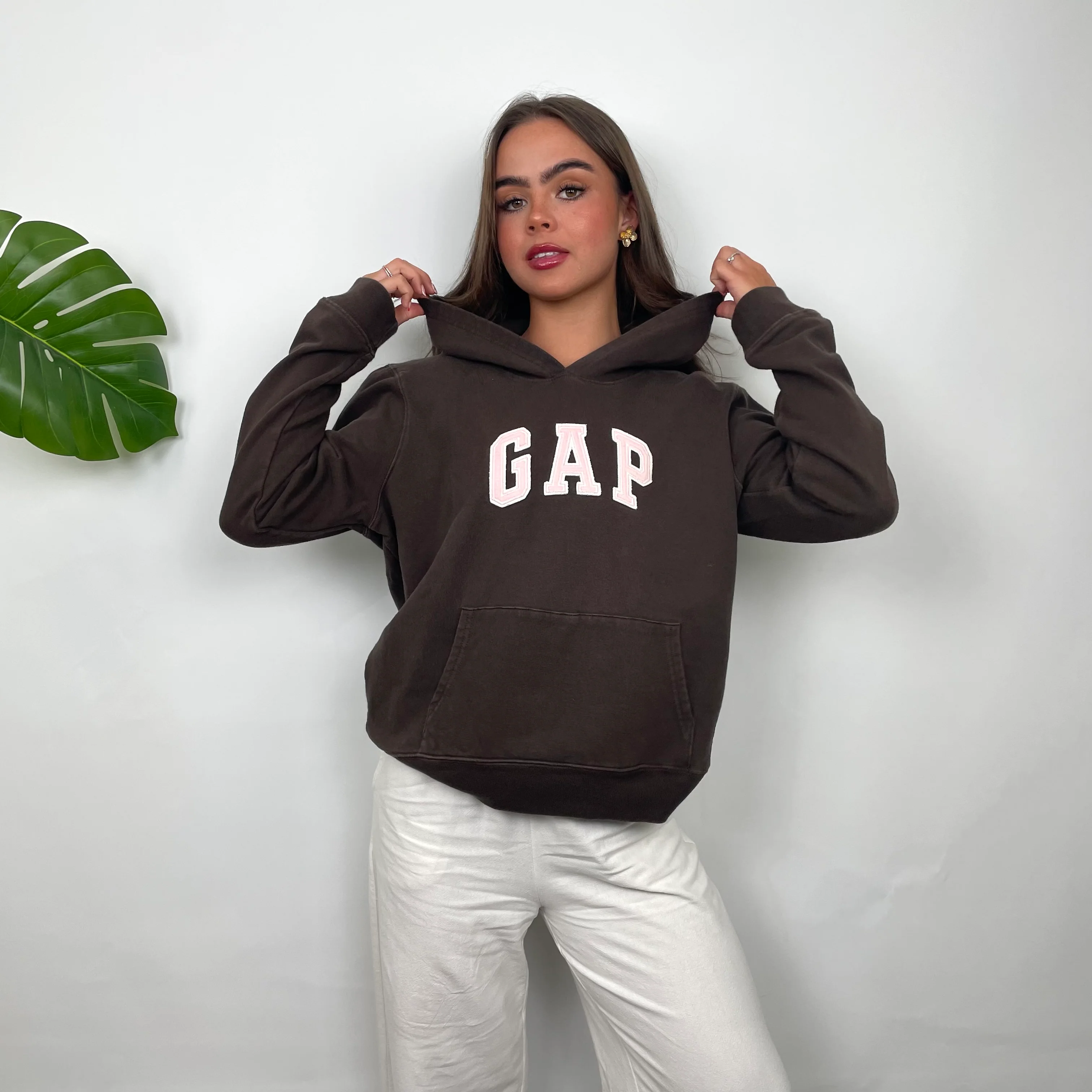 Brown GAP Hoodie (S) - Image 8