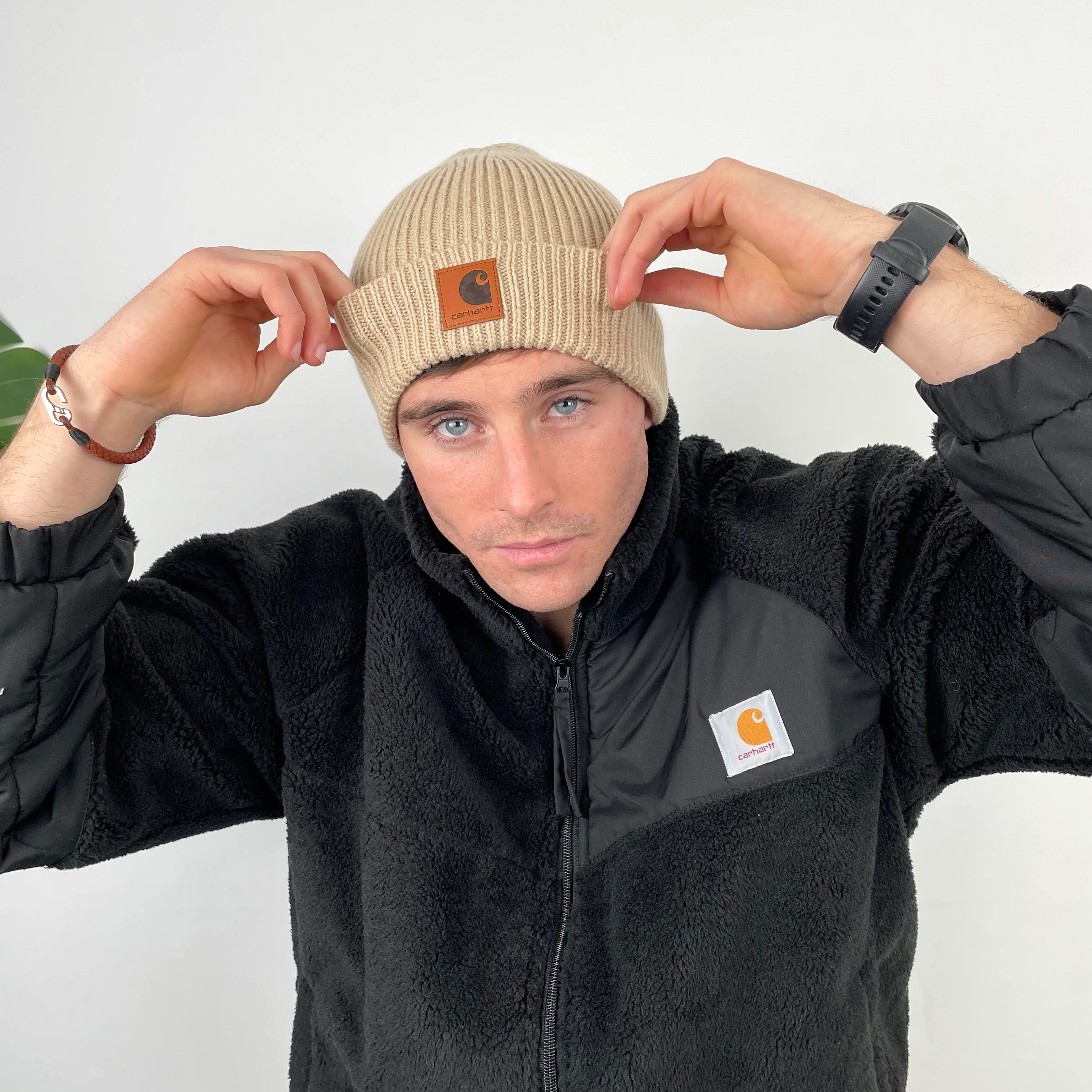 Carhartt Beanie in Cream