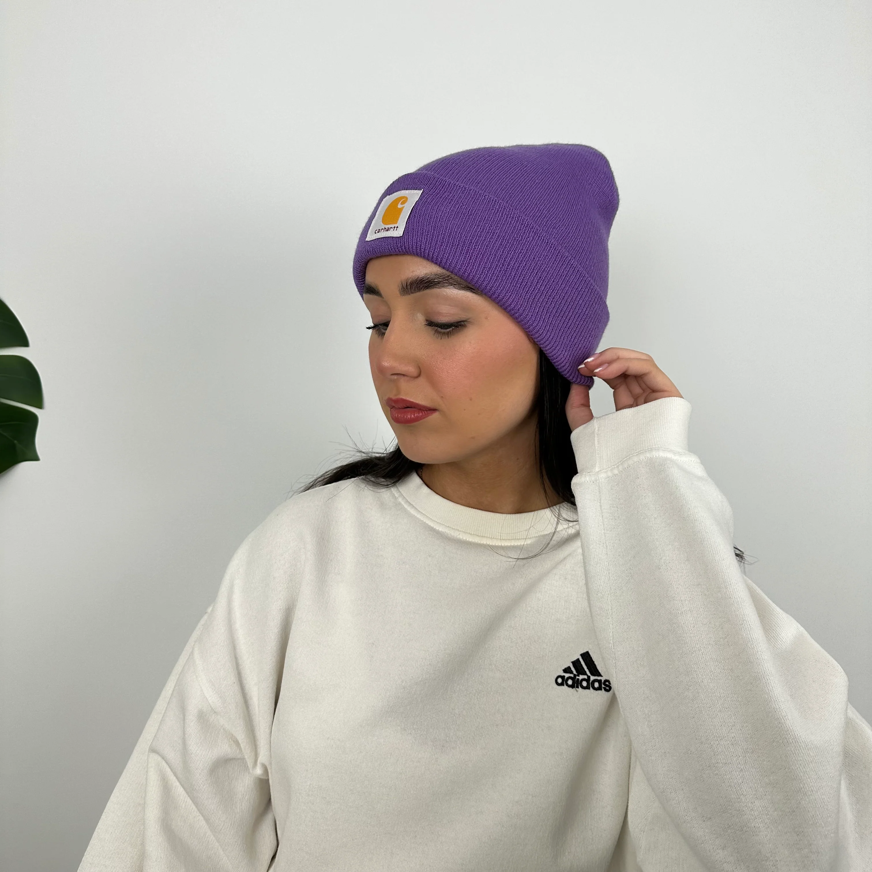 Carhartt Beanie in Purple - Image 4
