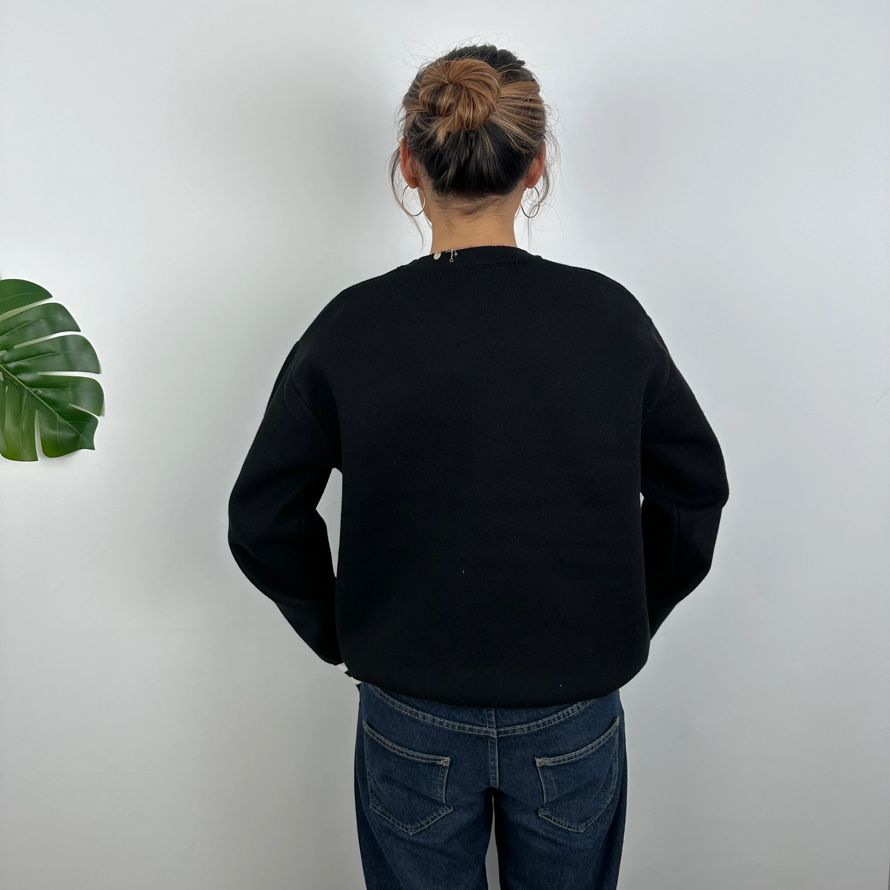 Carhartt RARE Black Embroidered Sweater (M) - Image 9