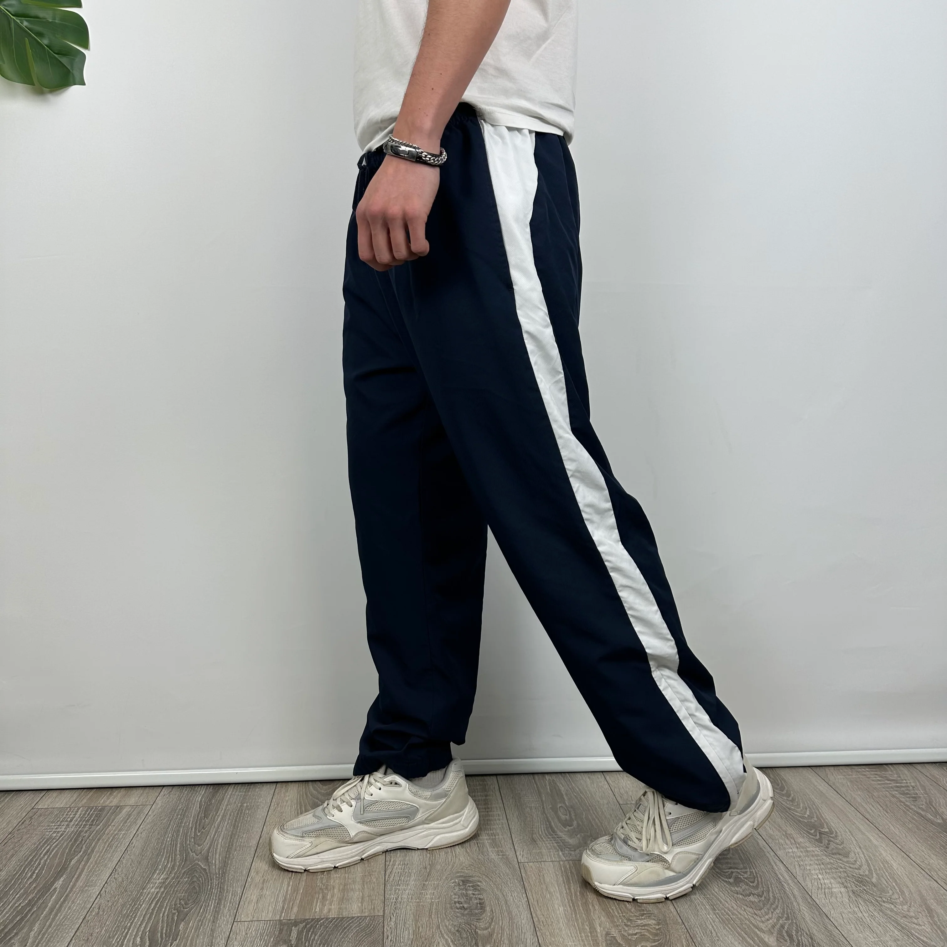 Lacoste Navy Embroidered Logo Track Pants (XL) - Image 2