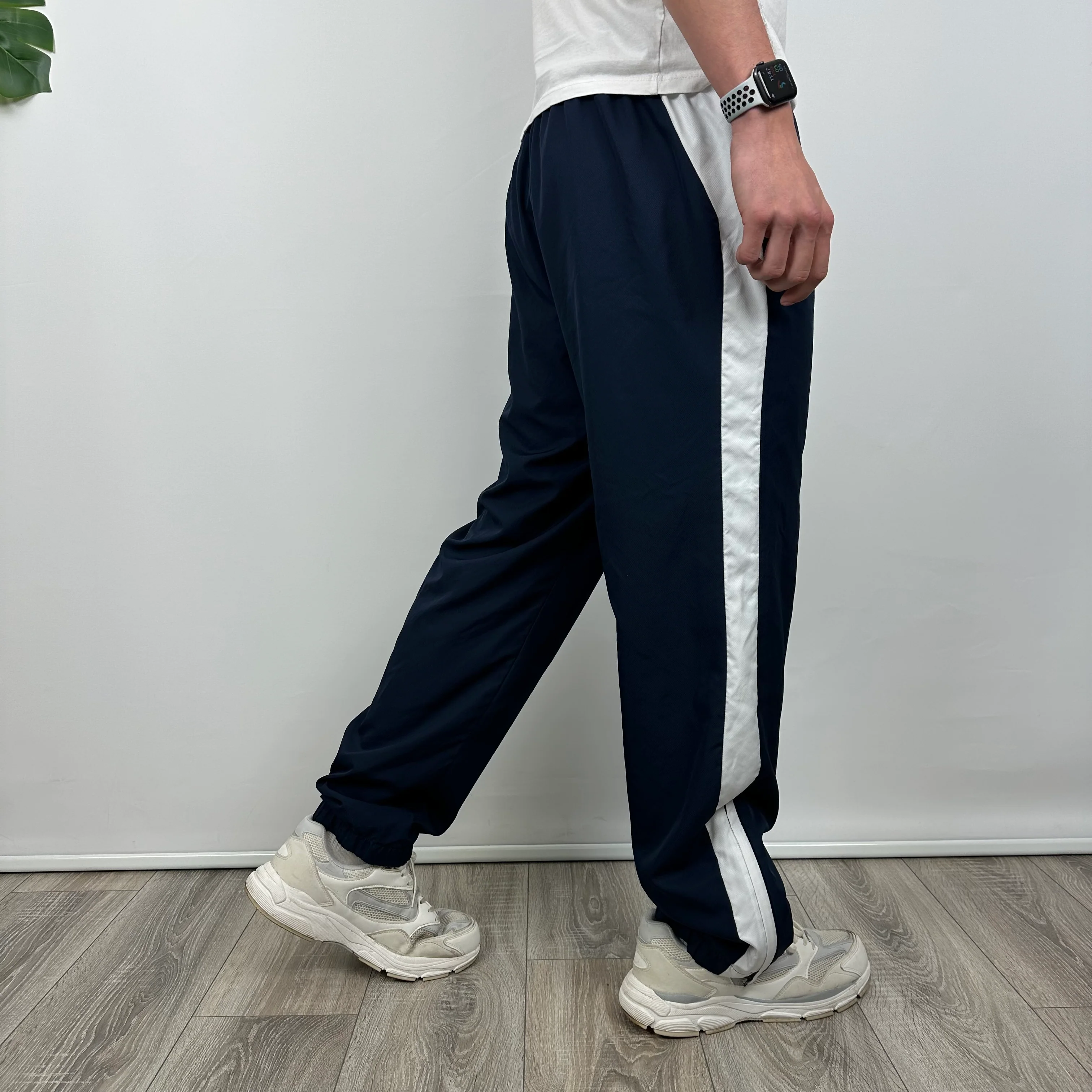 Lacoste Navy Embroidered Logo Track Pants (XL) - Image 5