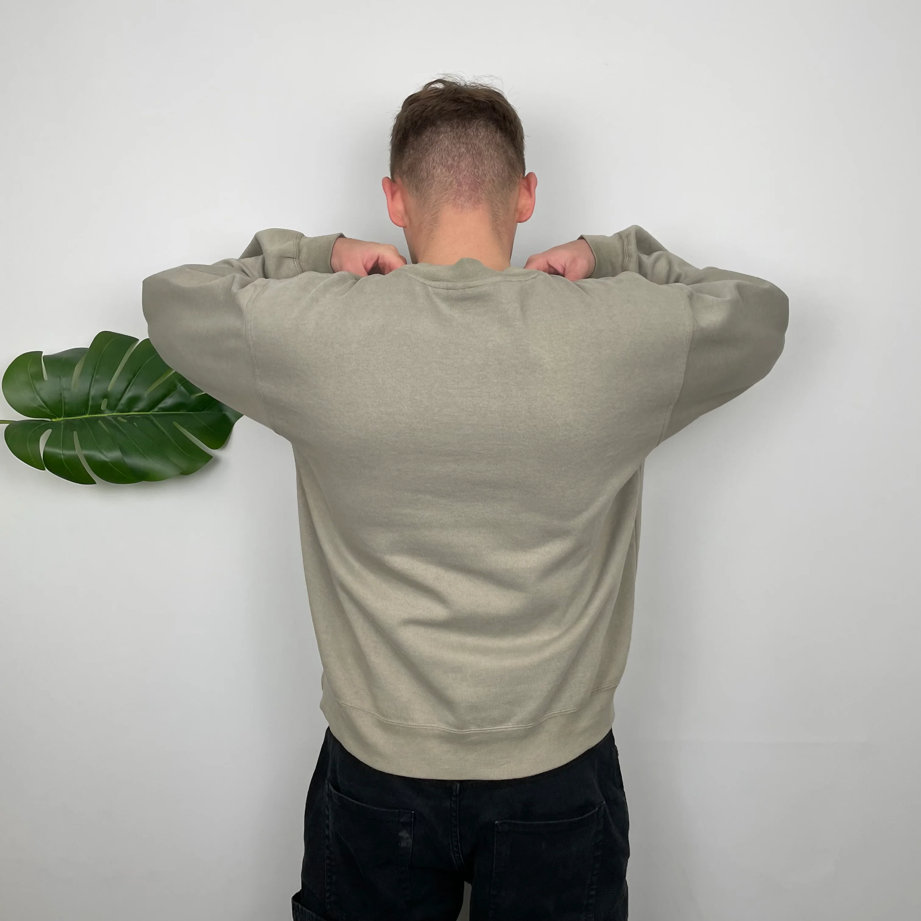 Lotto Grey Embroidered Spell Out Sweatshirt (S) - Image 7