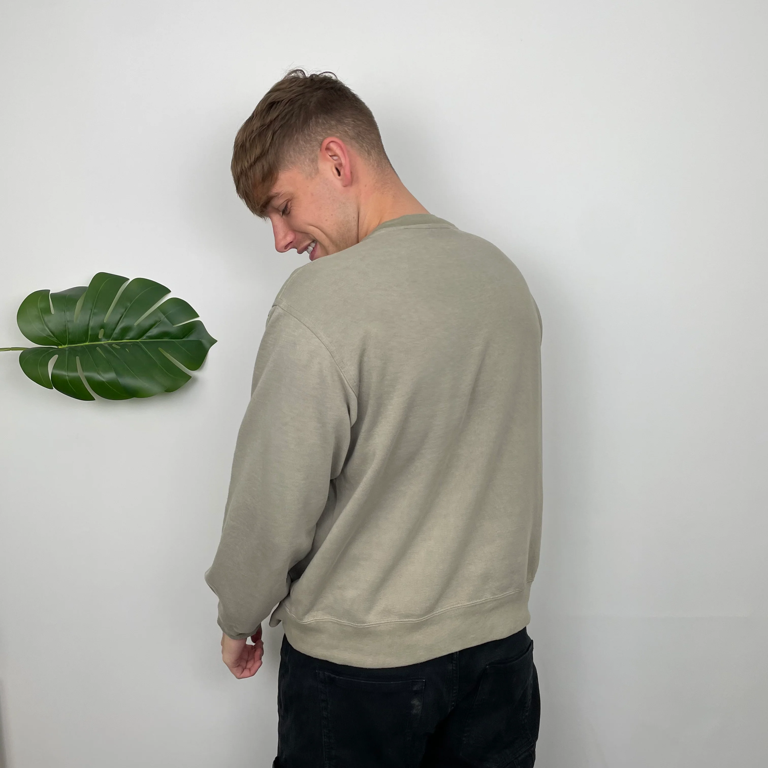 Lotto Grey Embroidered Spell Out Sweatshirt (S) - Image 8