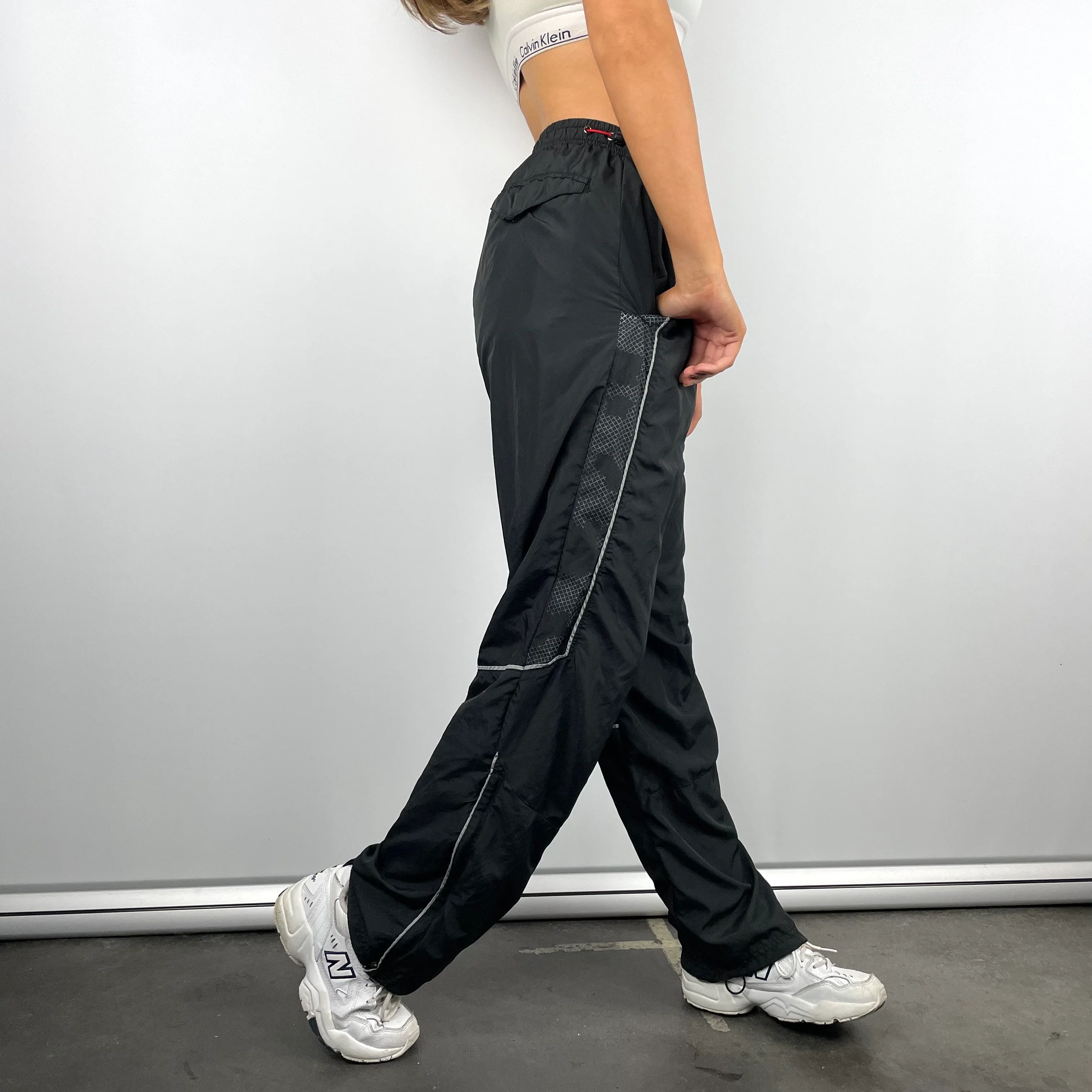 Nike Air Max Black Spell Out Track Pants (S) - Image 8