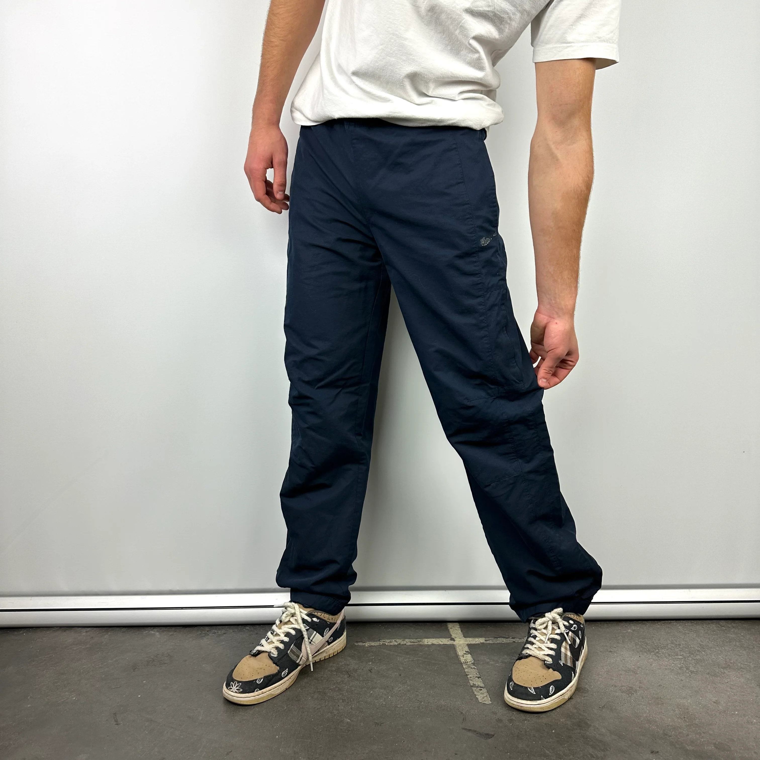 Nike Air Max Navy Embroidered Spell Out Track Pants (M) - Image 5