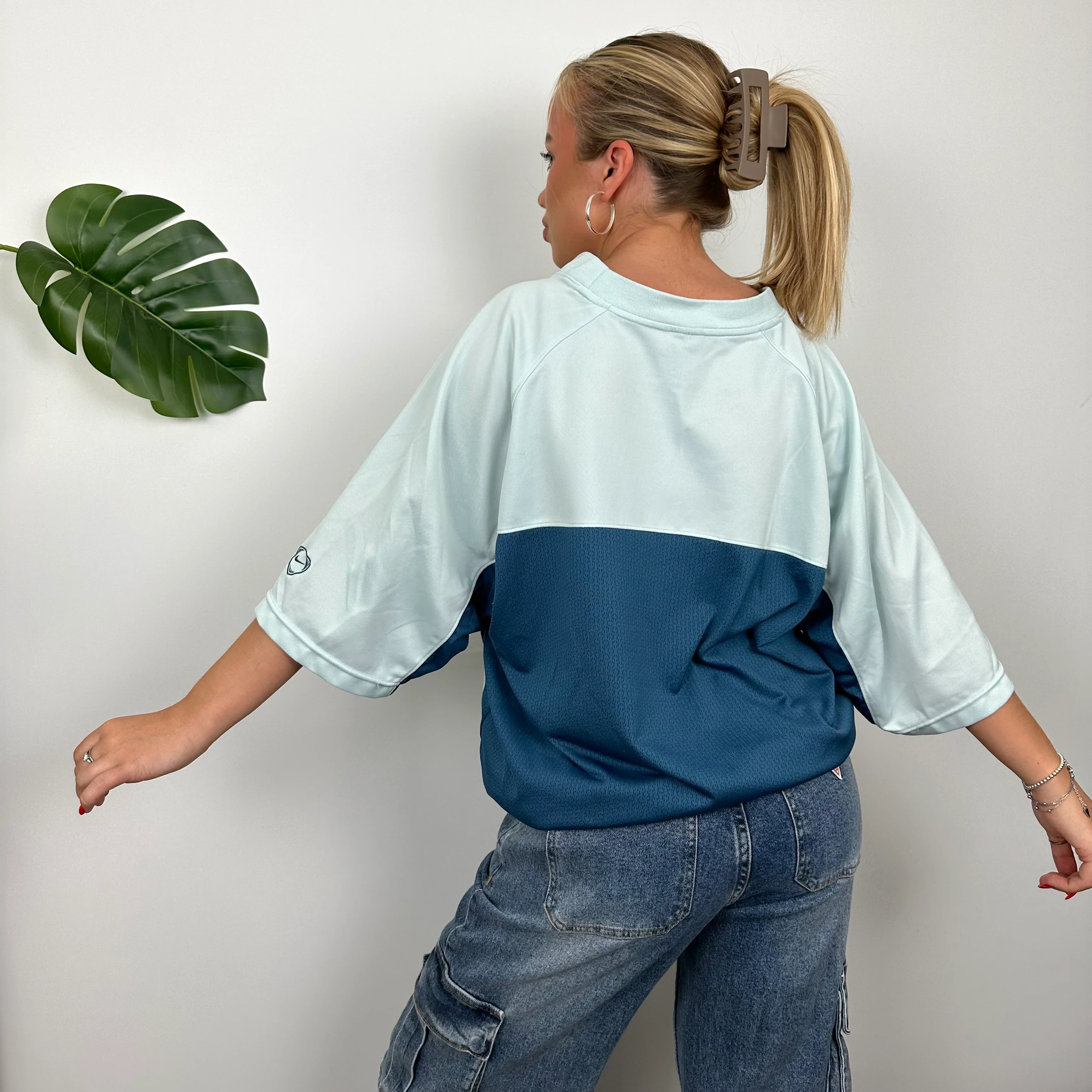 Nike Baby Blue Swoosh T Shirt (XL) - Image 3