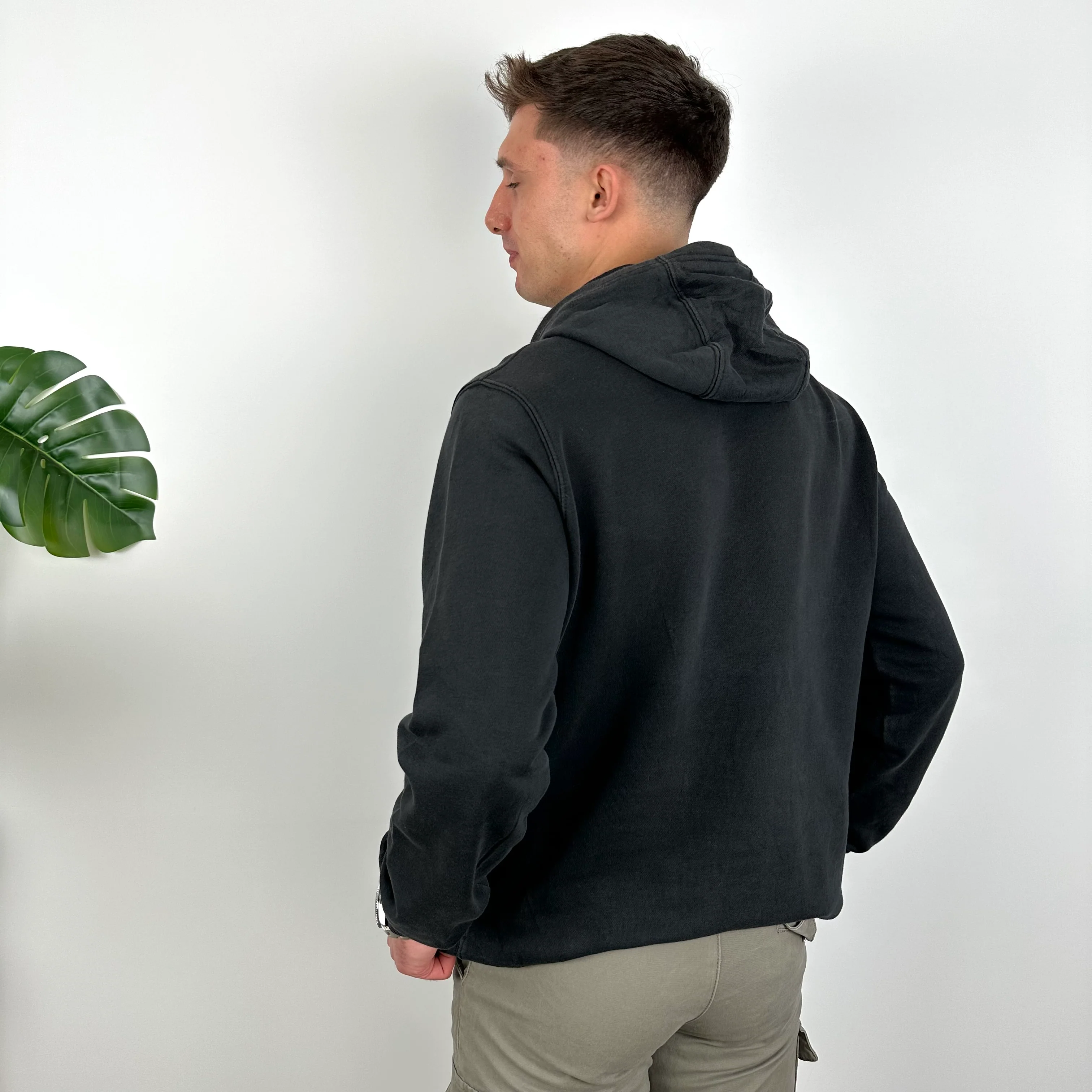 Nike Black Embroidered Spell Out Hoodie (L) - Image 8