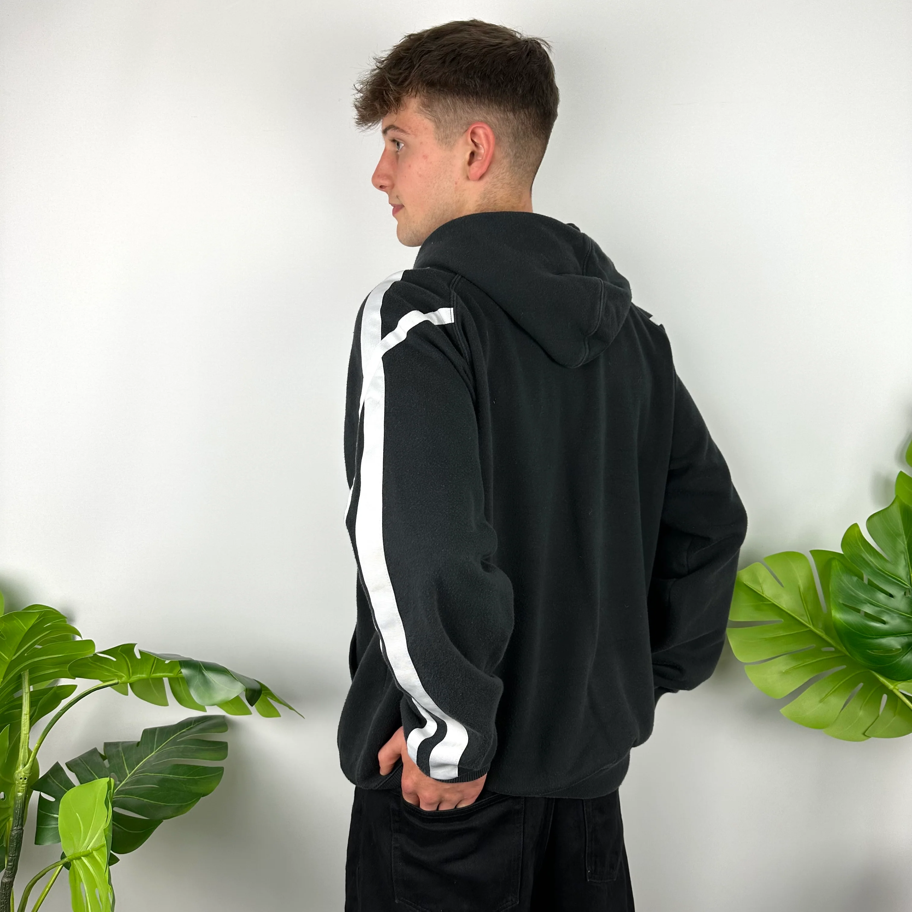 Nike Black Spell Out Hoodie (XL) - Image 4