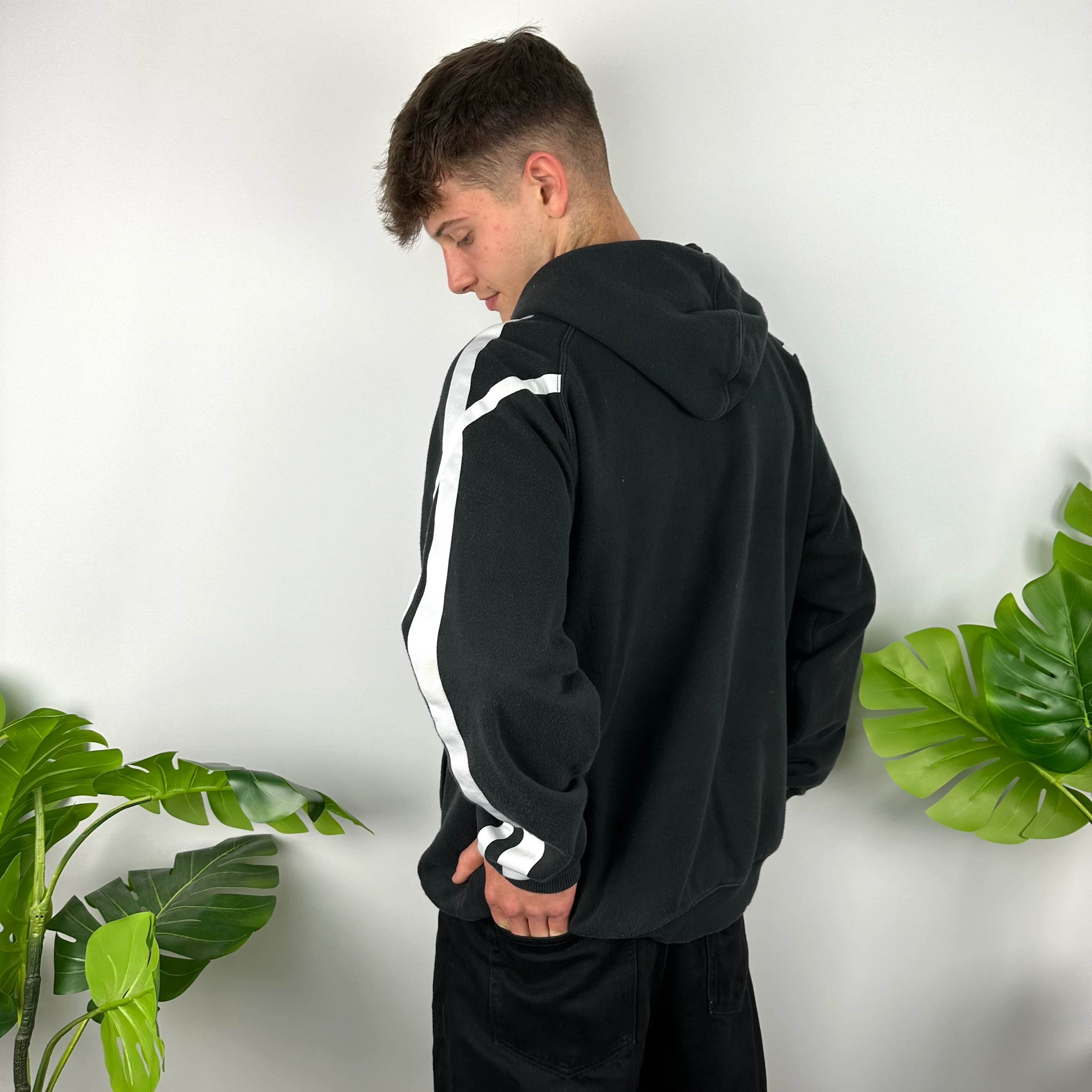 Nike Black Spell Out Hoodie (XL) - Image 7