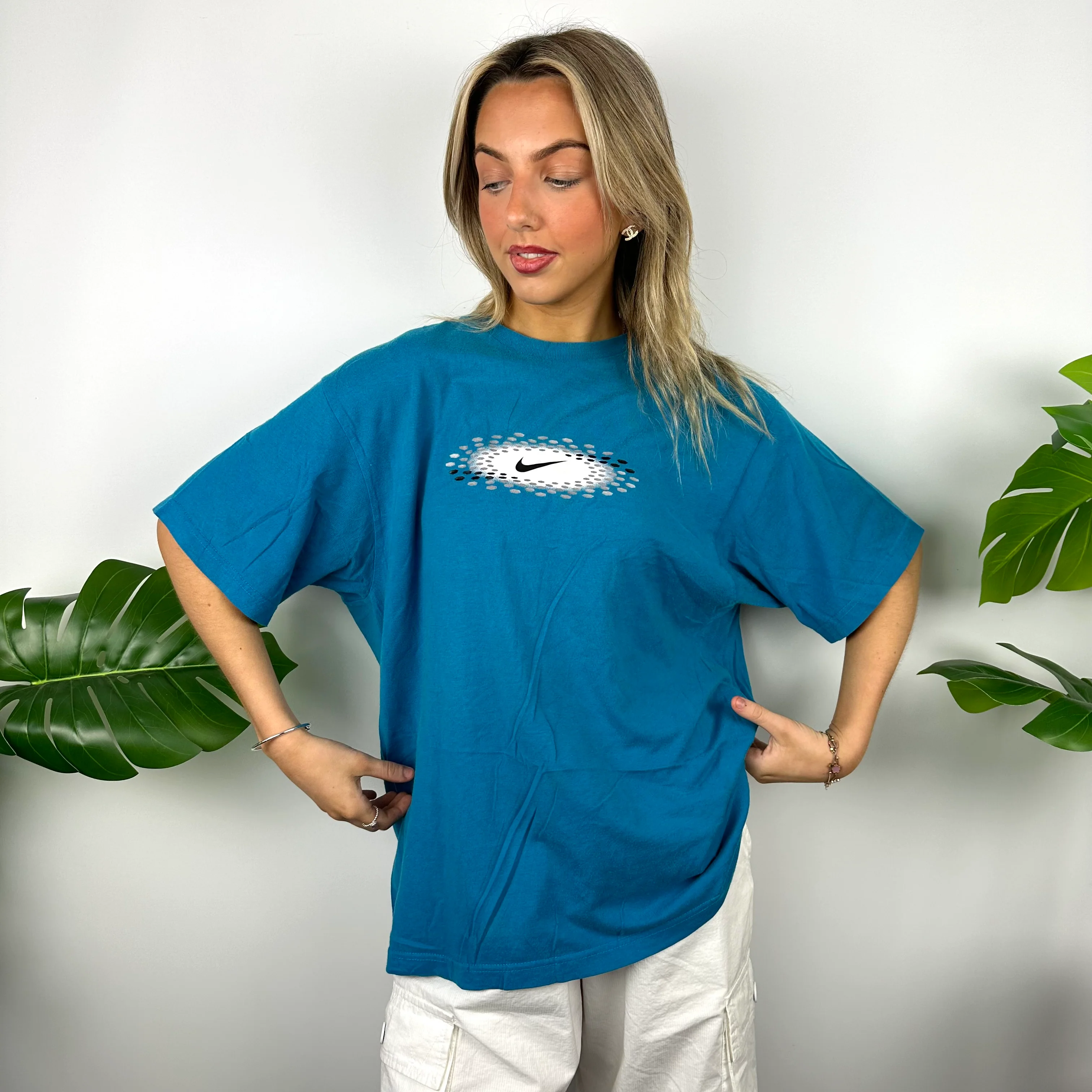 Nike Blue Swoosh T Shirt (L) - Image 4