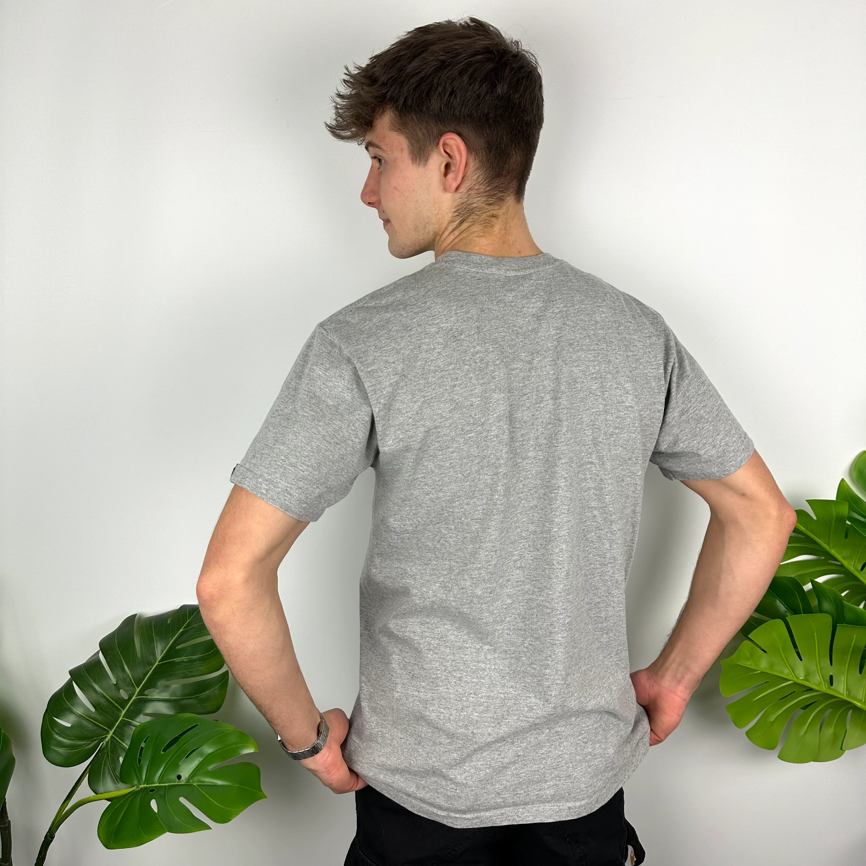 Nike Grey Swoosh T Shirt (M) - Image 4
