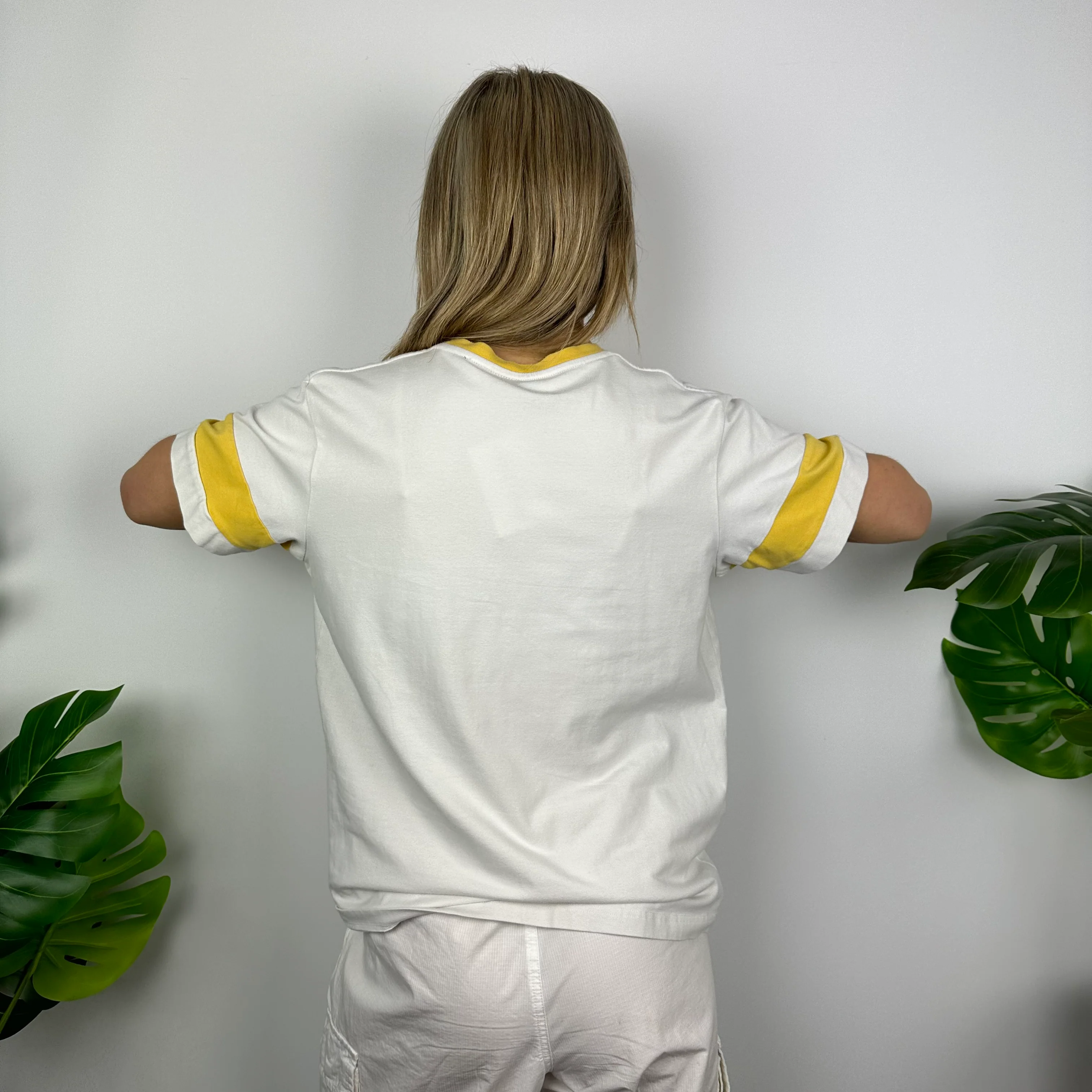 Nike RARE White Spell Out T Shirt (S) - Image 3