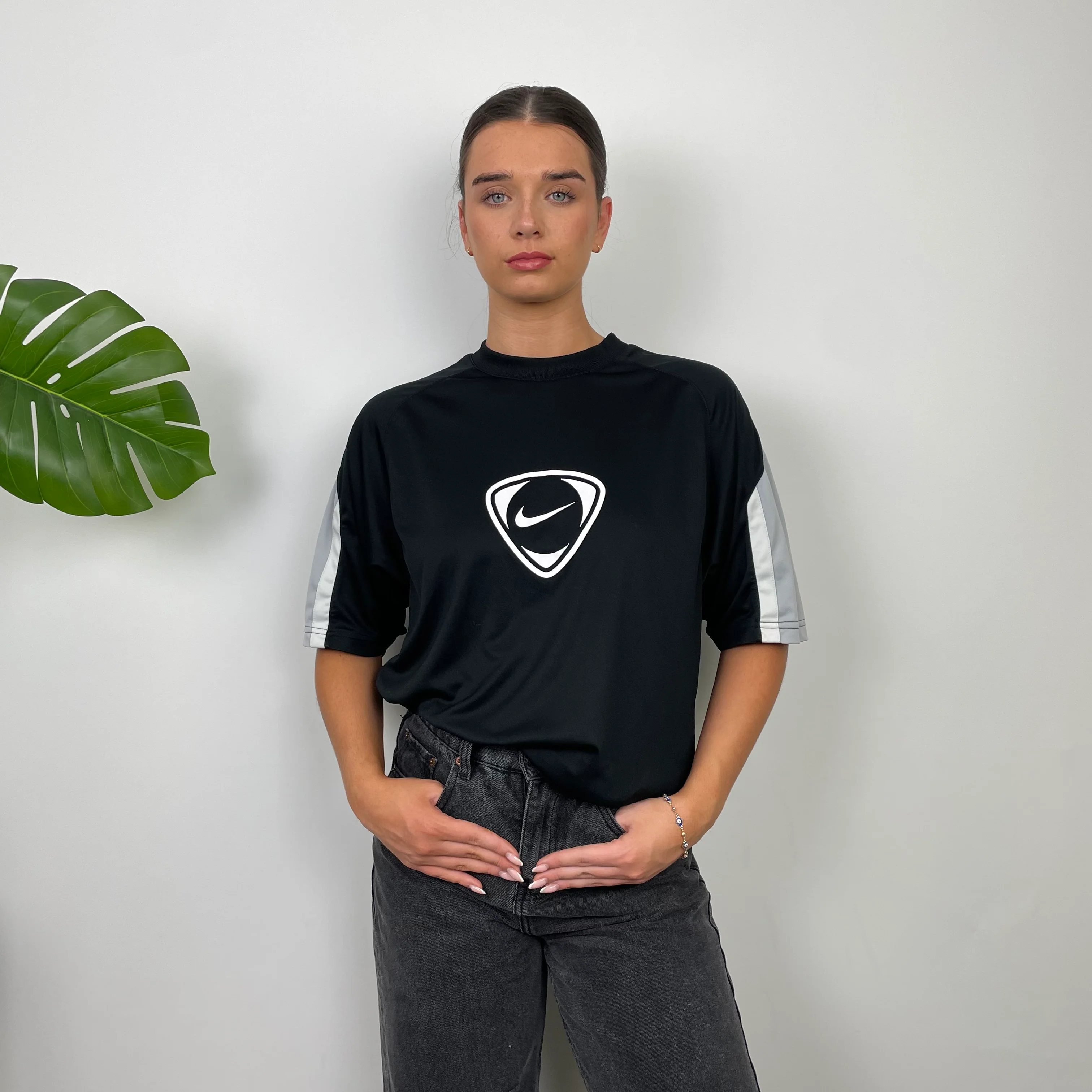 Nike Two Tone Swoosh T Shirt (M) - Image 3