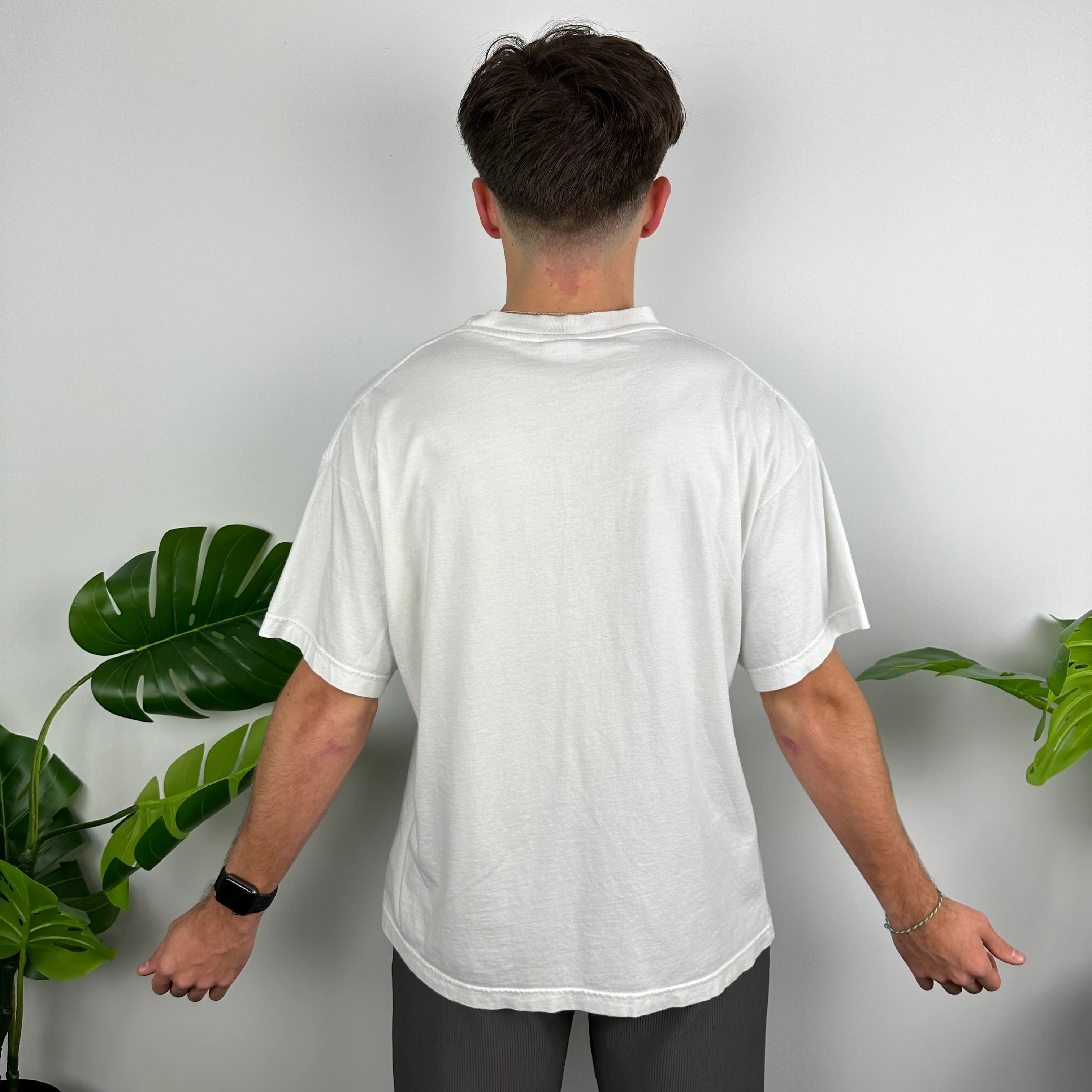 Nike White Swoosh T Shirt (L) - Image 6