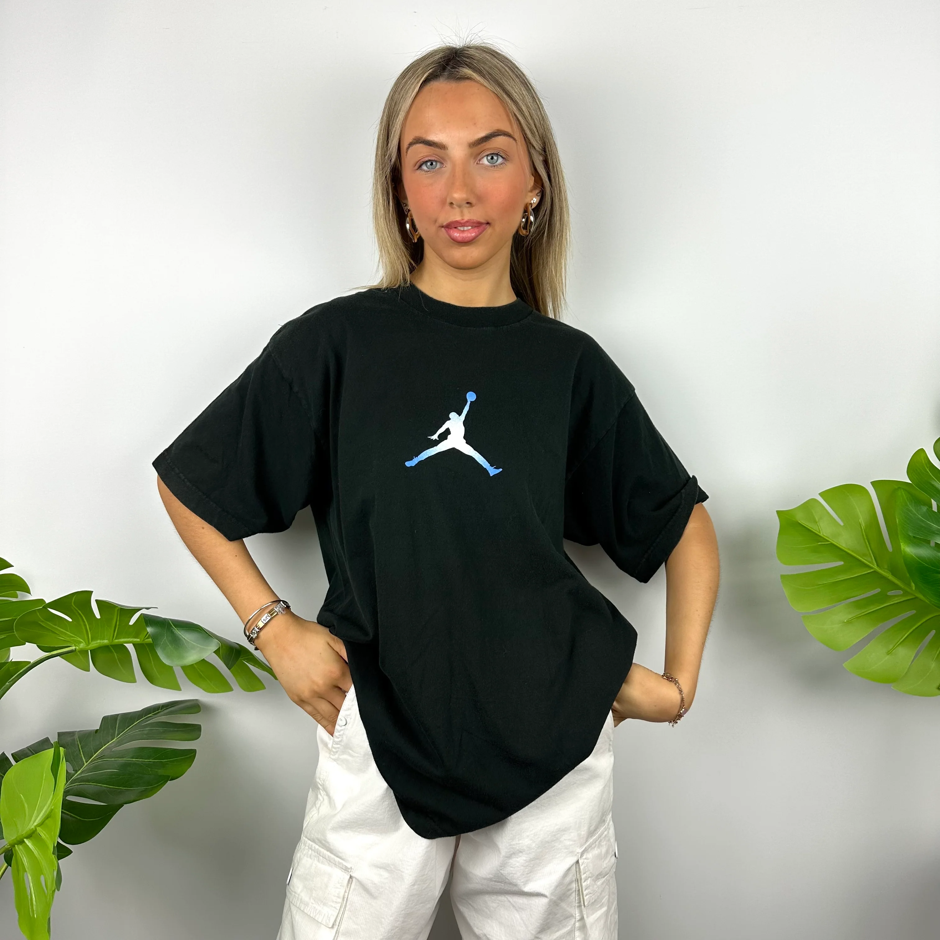 Nike x Air Jordan Black Spell Out T Shirt (M)