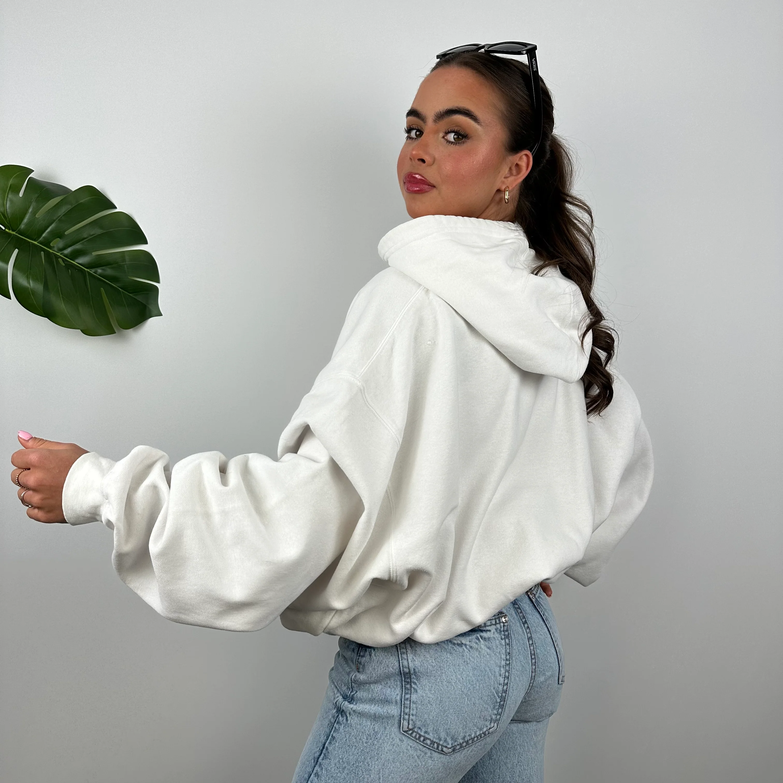 Nike x Arizona White Embroidered Spell Out Hoodie (XXL) - Image 9