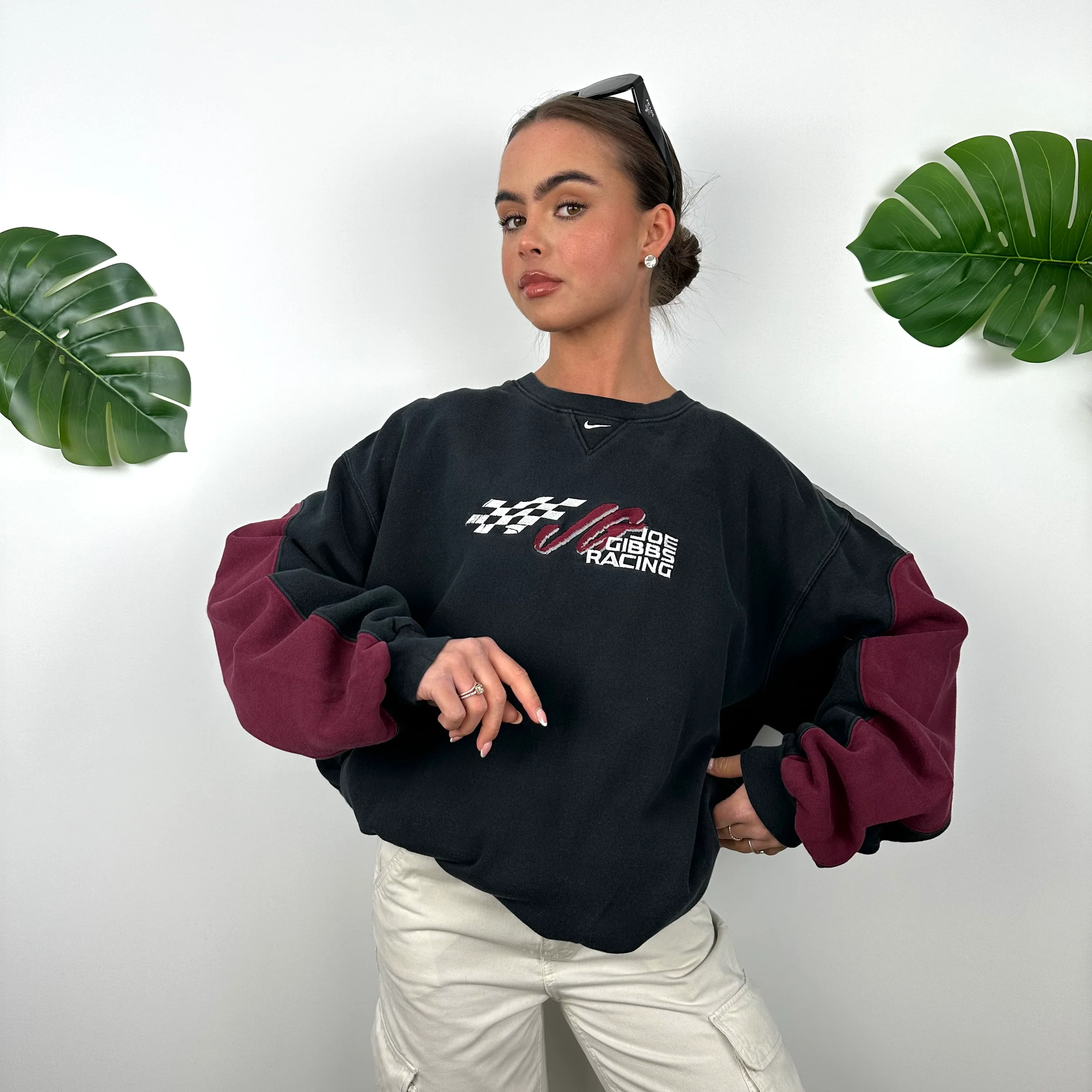Nike X Joe Gibbs Racing Black Spell Out Sweatshirt (L) - Image 6