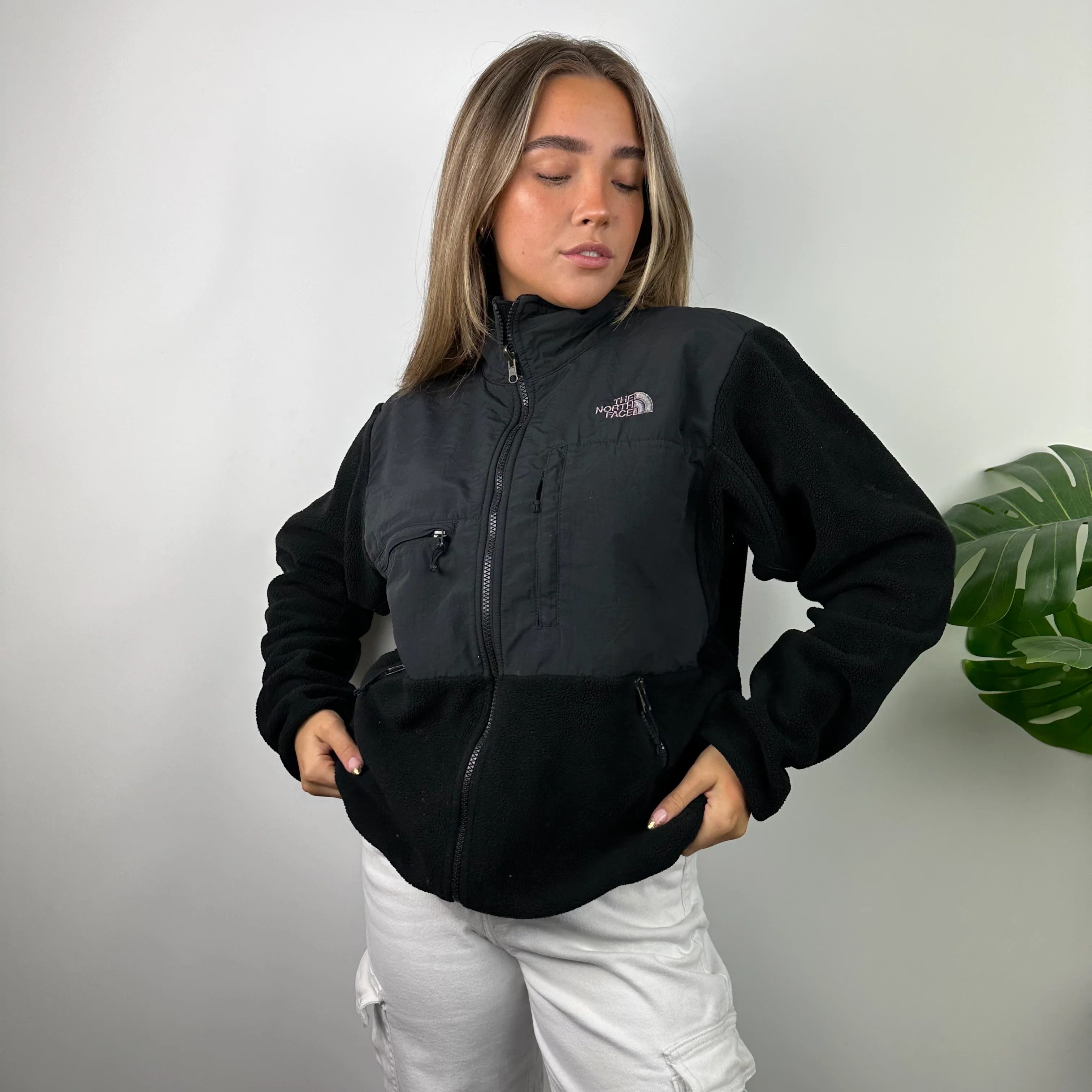 North Face Black Denali Teddy Bear Fleece Zip Up Jacket (S) - Image 4