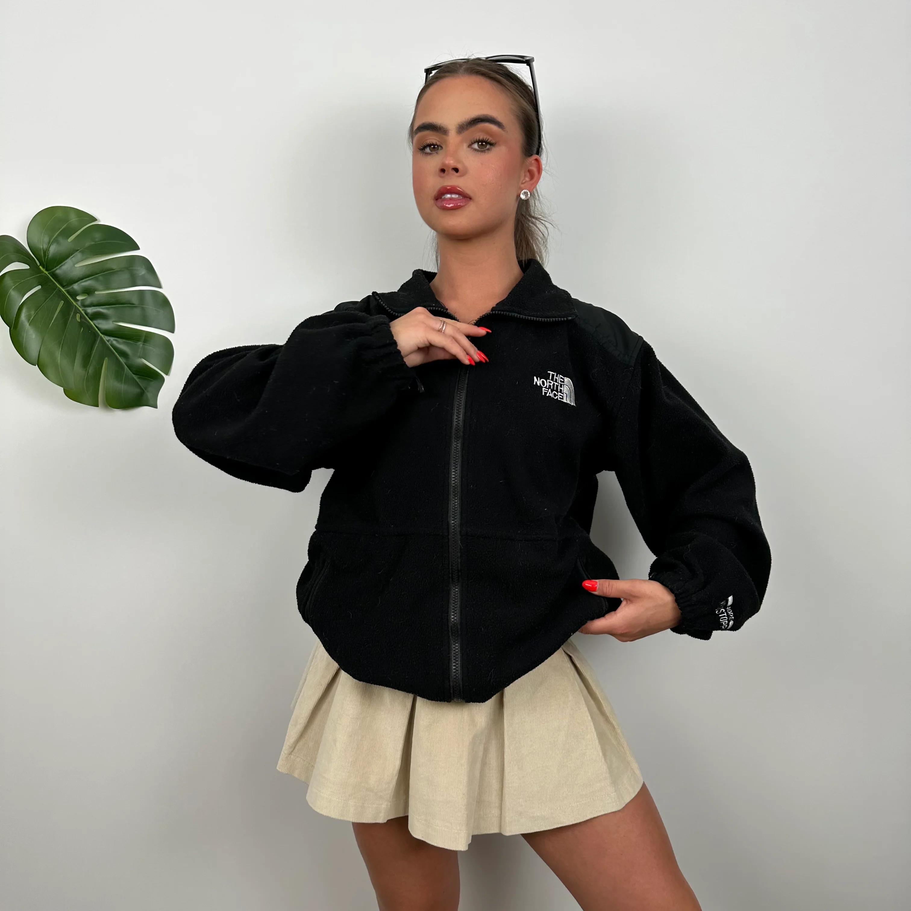 North Face Black Denali Teddy Bear Fleece Zip Up Jacket (XL) - Image 4