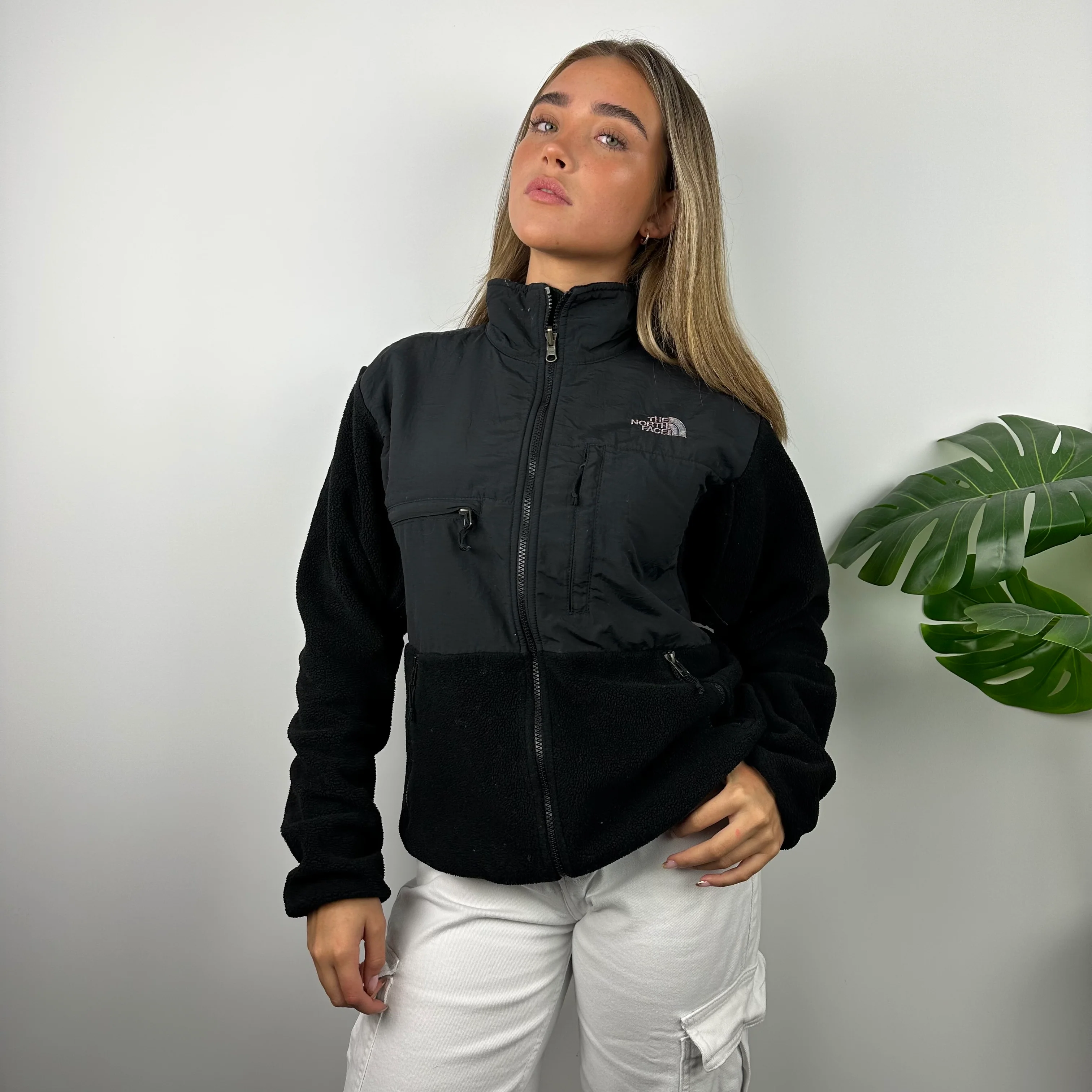 North Face Black Denali Teddy Bear Fleece Zip Up Jacket (S) - Image 5