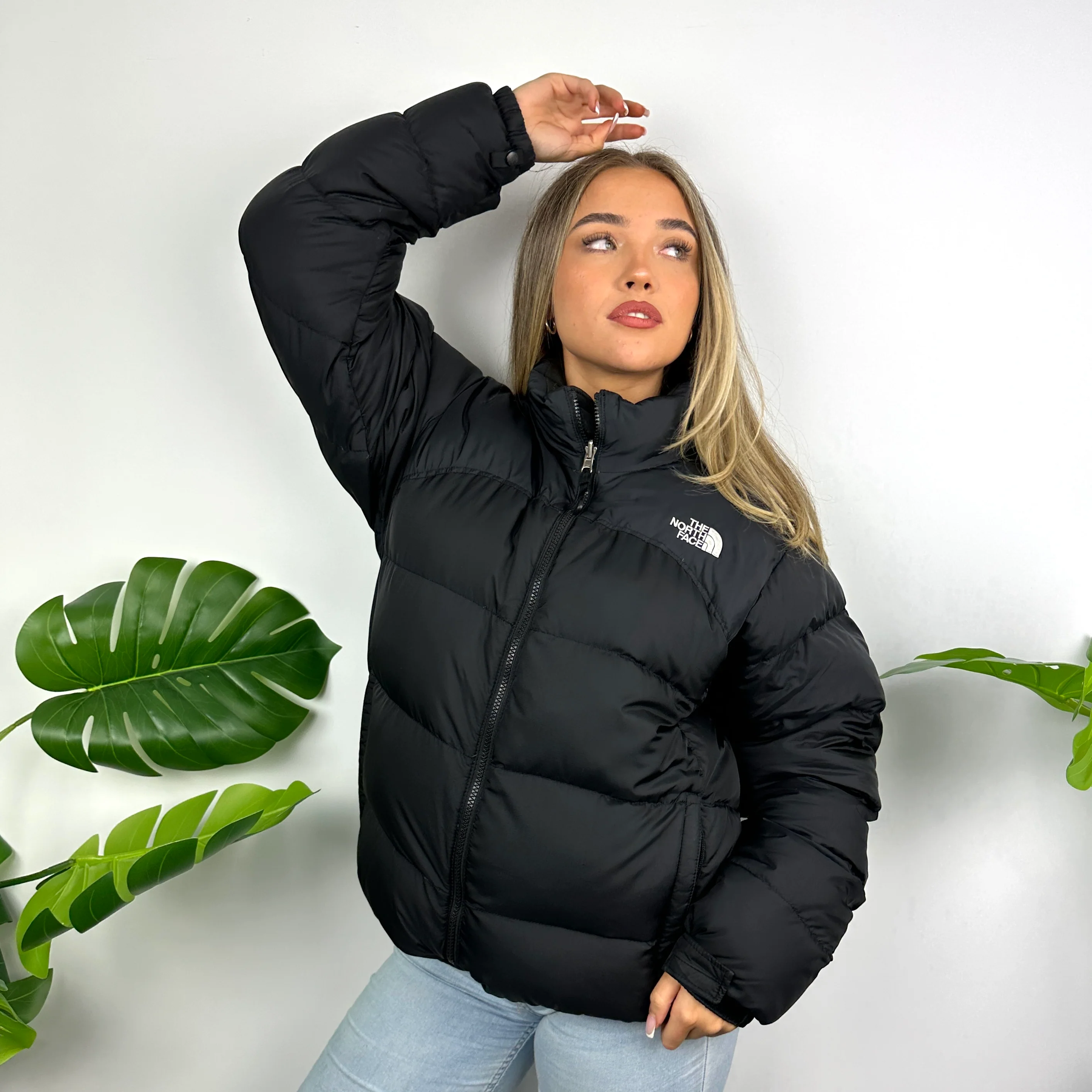 North Face Black Nupste 700 Puffer Jacket (L) - Image 3