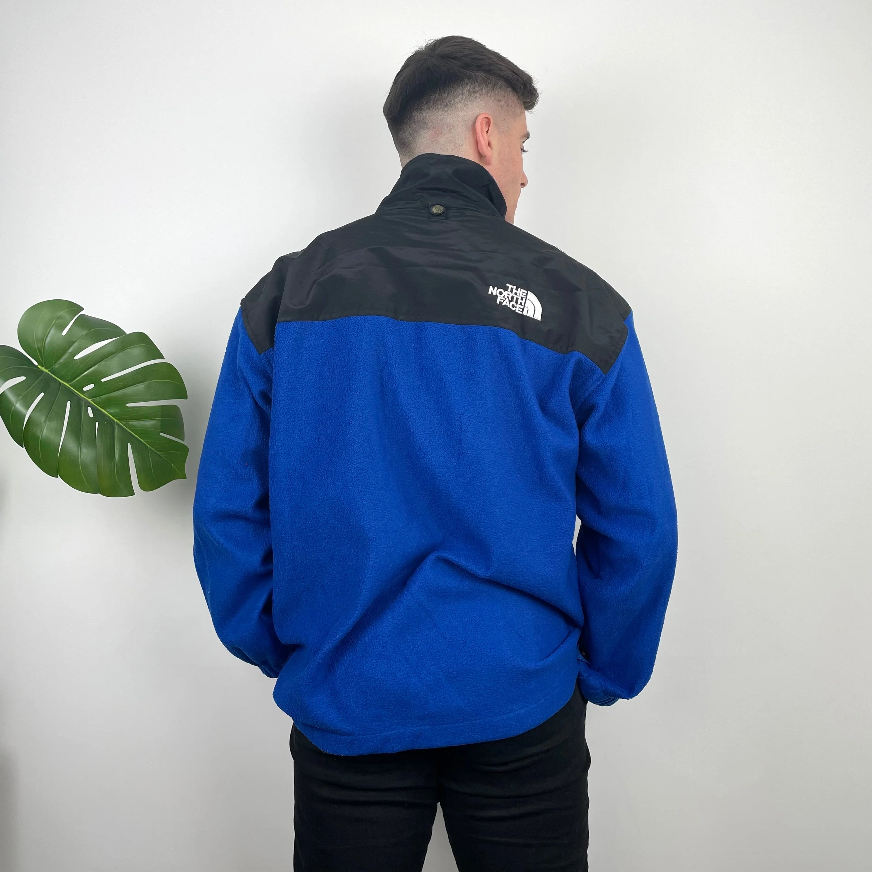 North Face Blue Denali Teddy Bear Fleece Zip Up Jacket (L) - Image 5