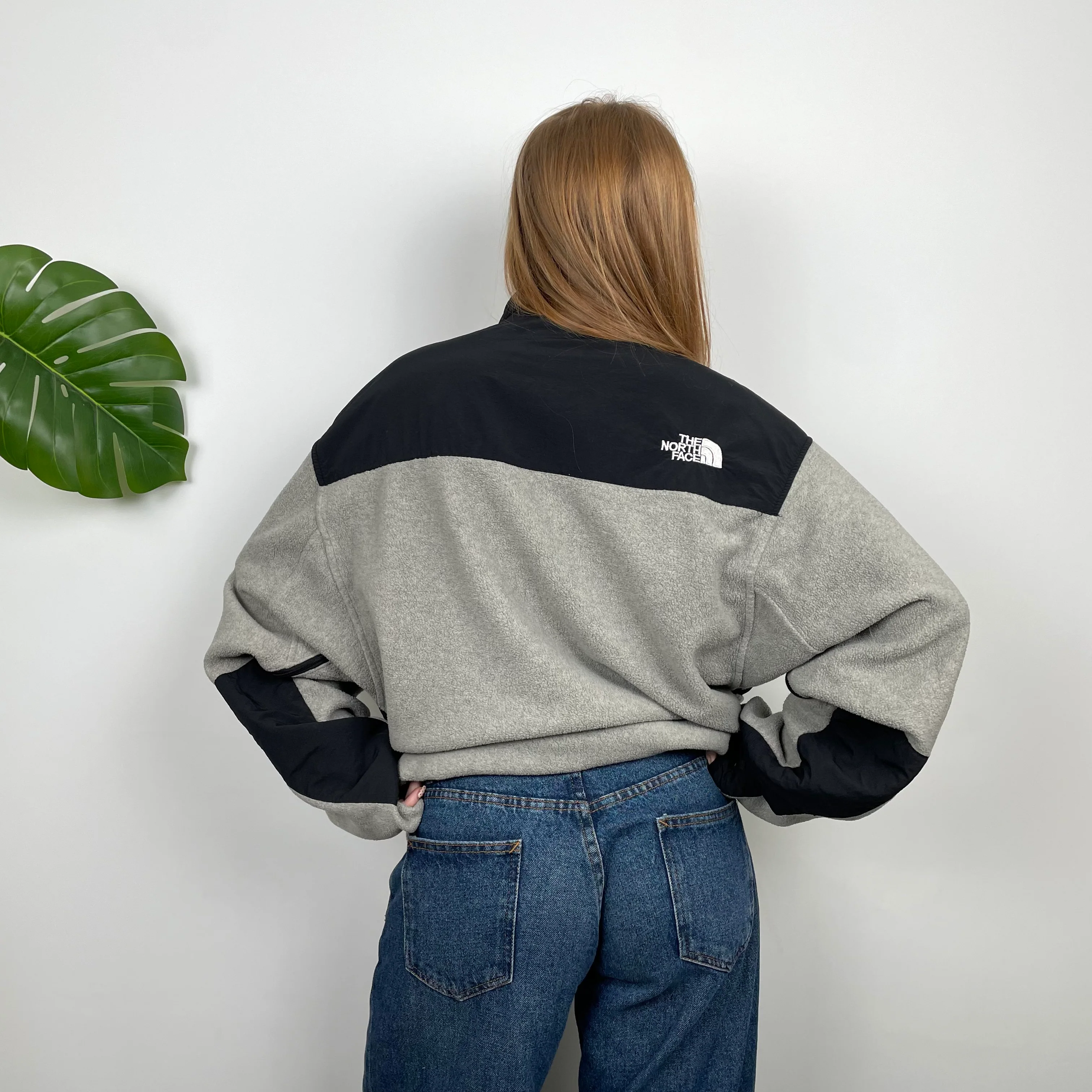 North Face Grey Denali Teddy Bear Fleece Zip Up Jacket (M) - Image 4