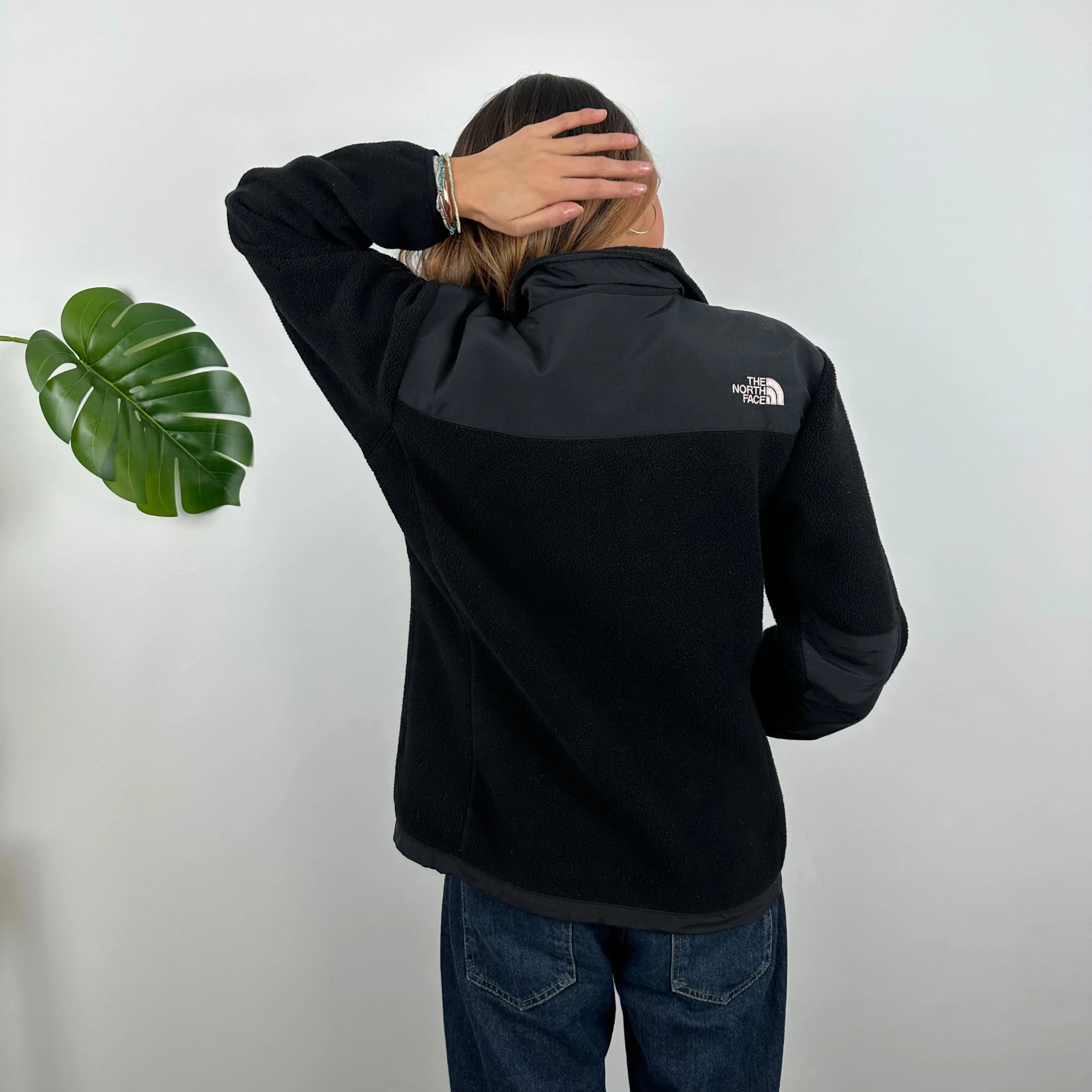 North Face RARE Black Denali Teddy Bear Fleece Zip Up Jacket (S) - Image 5