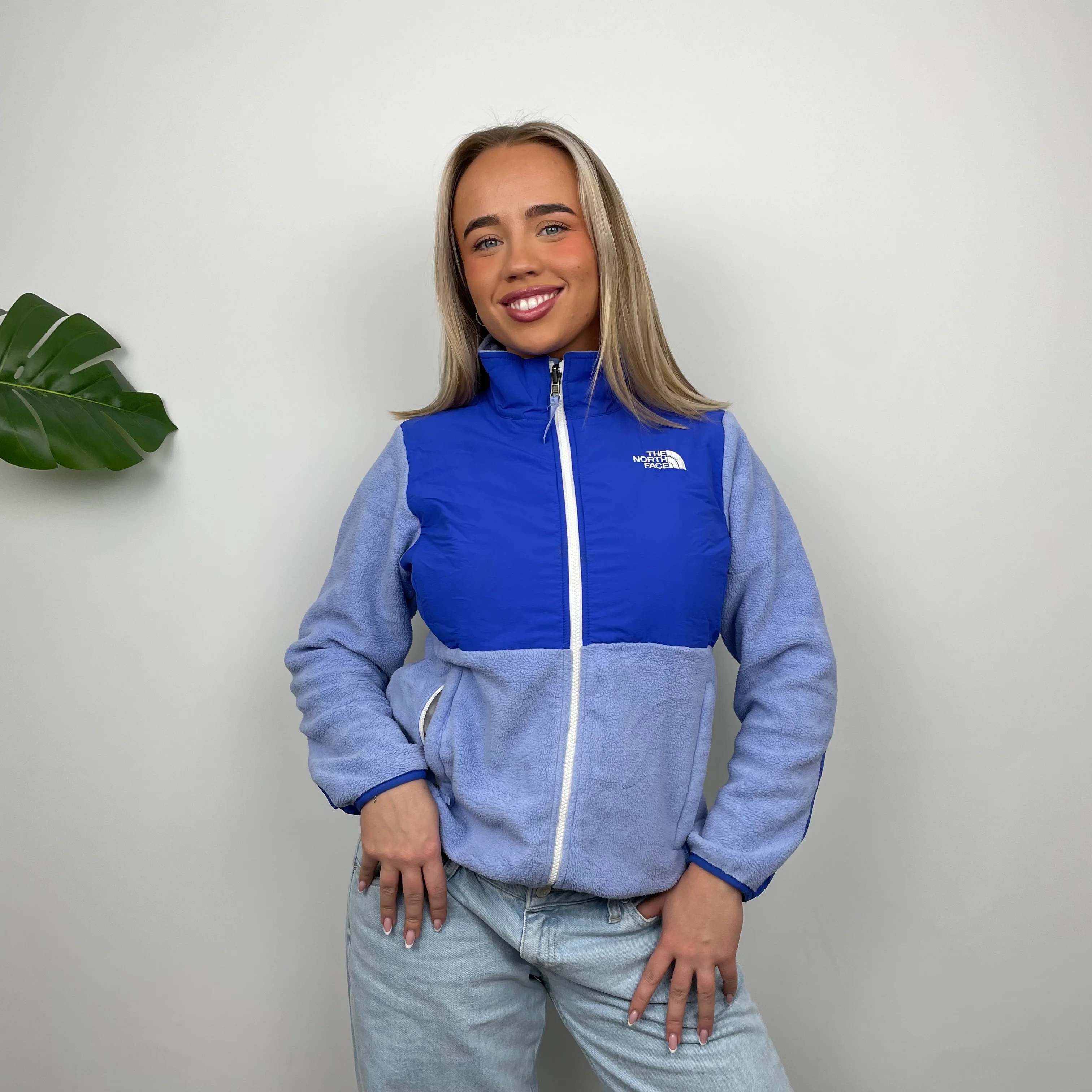 North Face RARE Midnight Blue Denali Teddy Bear Fleece Zip Up Jacket (S) - Image 5