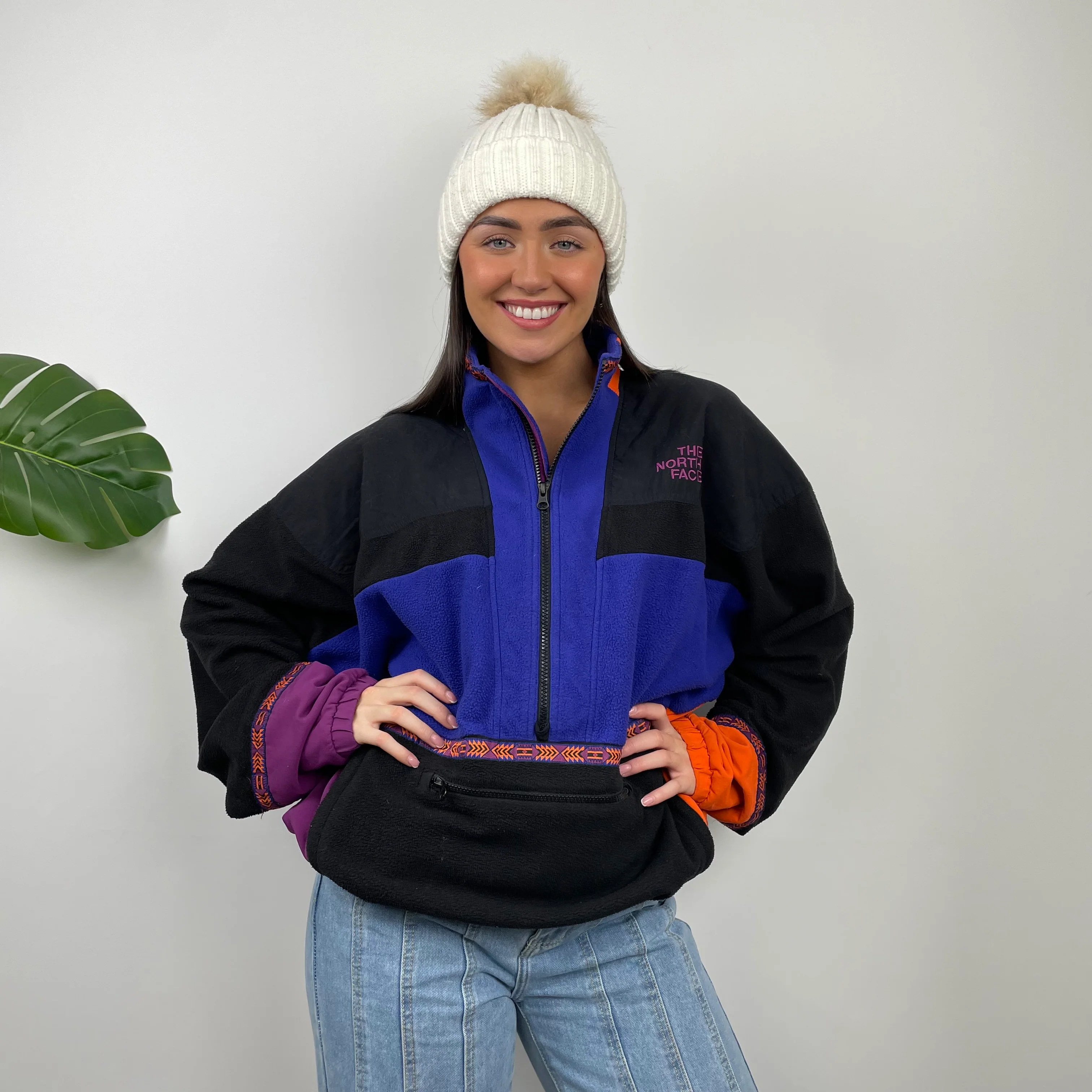 North Face Teddy Bear Fleece Quarter Zip Up (L) - Image 6