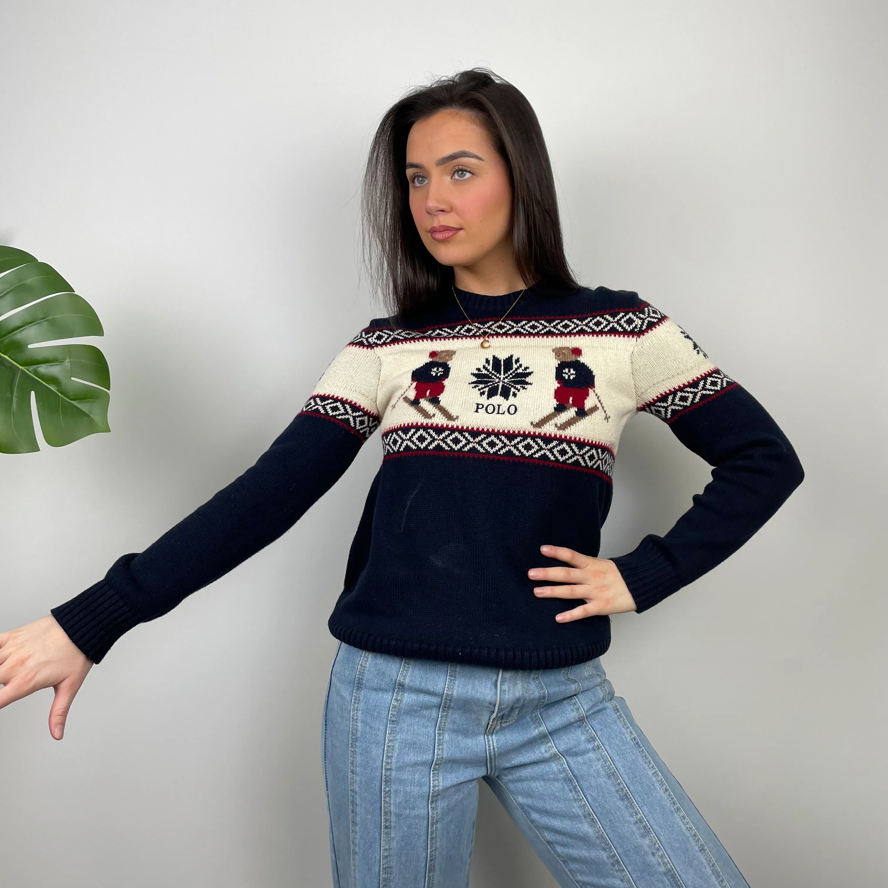 Polo Ralph Lauren Bear Knitted Sweater (S) - Image 3