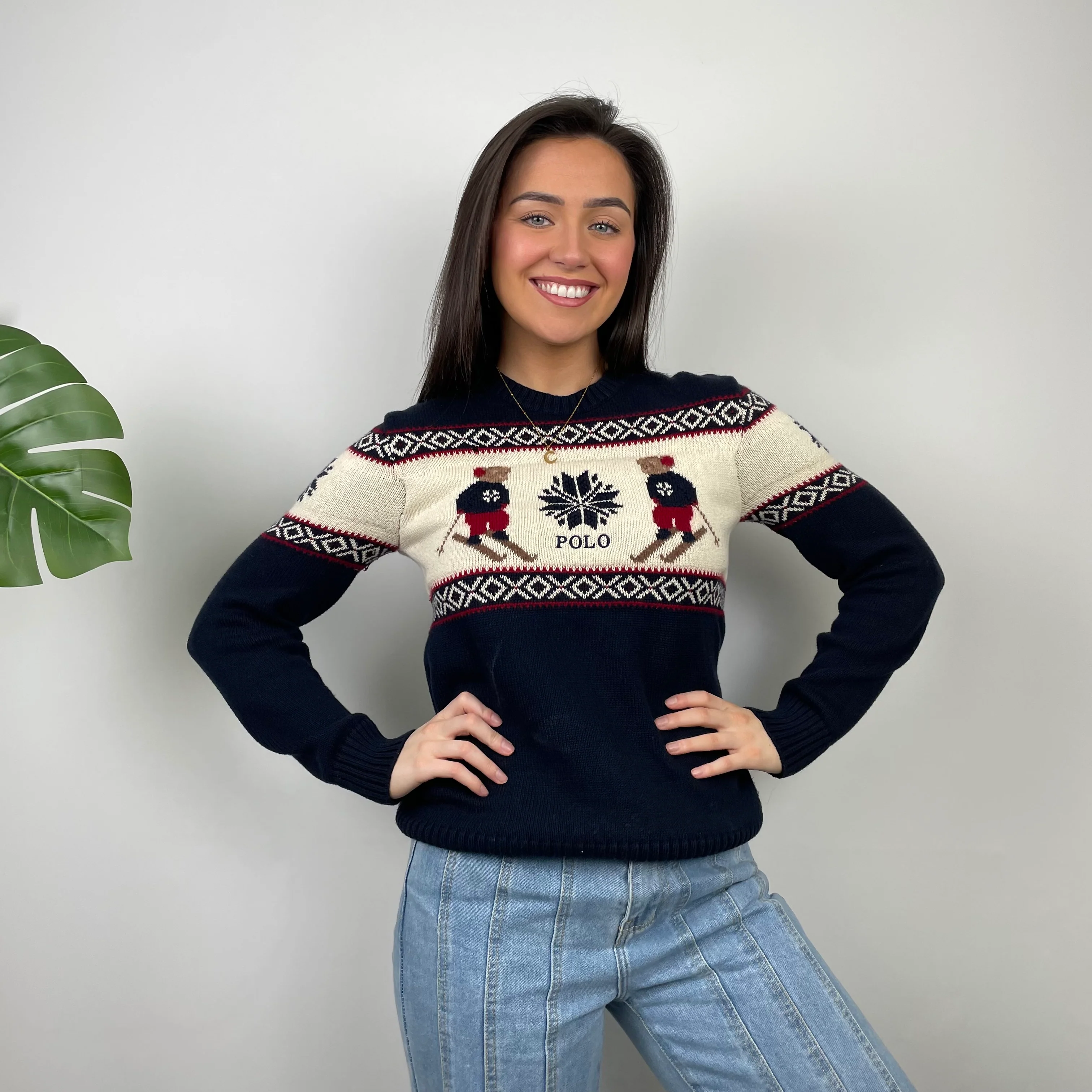Polo Ralph Lauren Bear Knitted Sweater (S) - Image 4