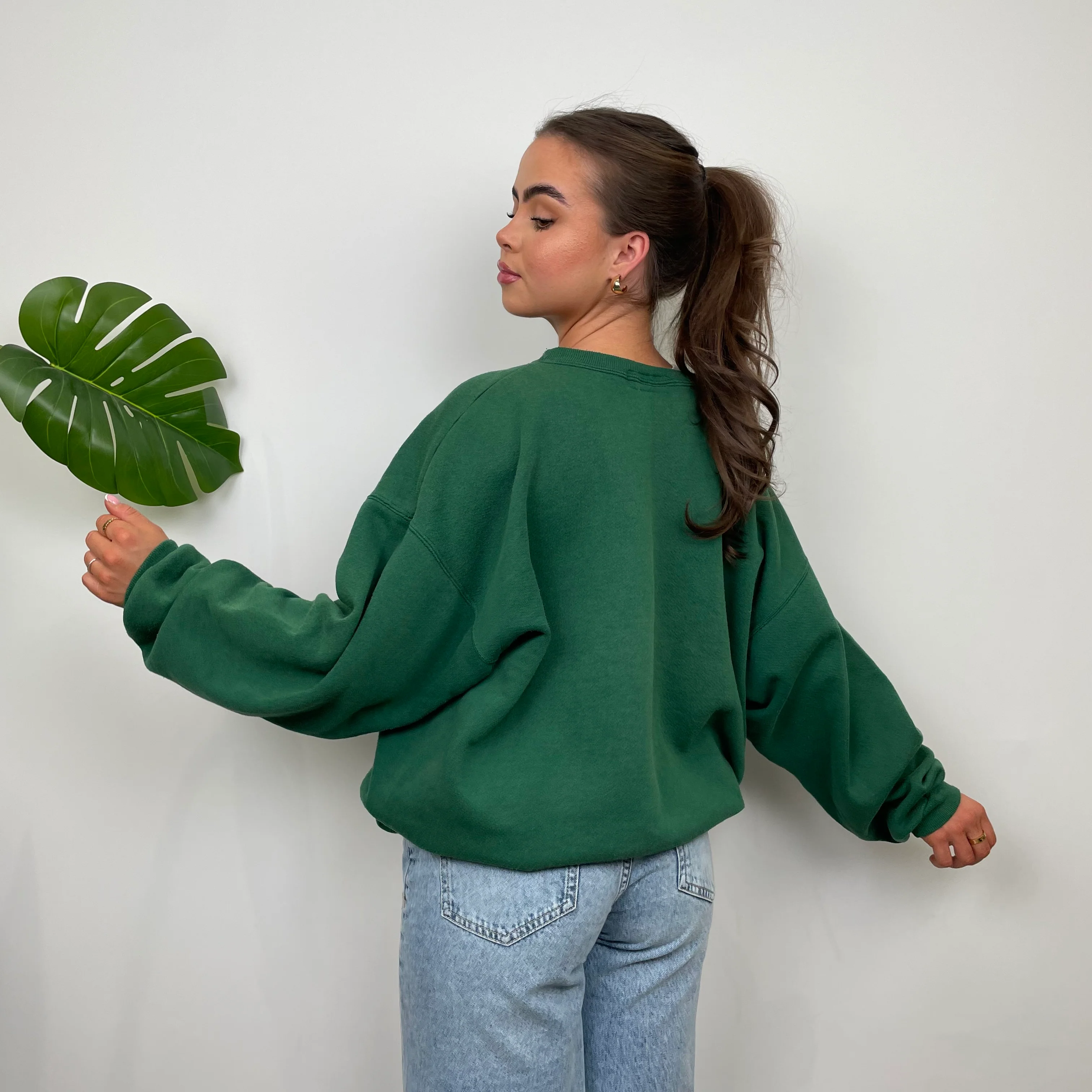 Polo Ralph Lauren Green Embroidered Logo Sweatshirt (L) - Image 12