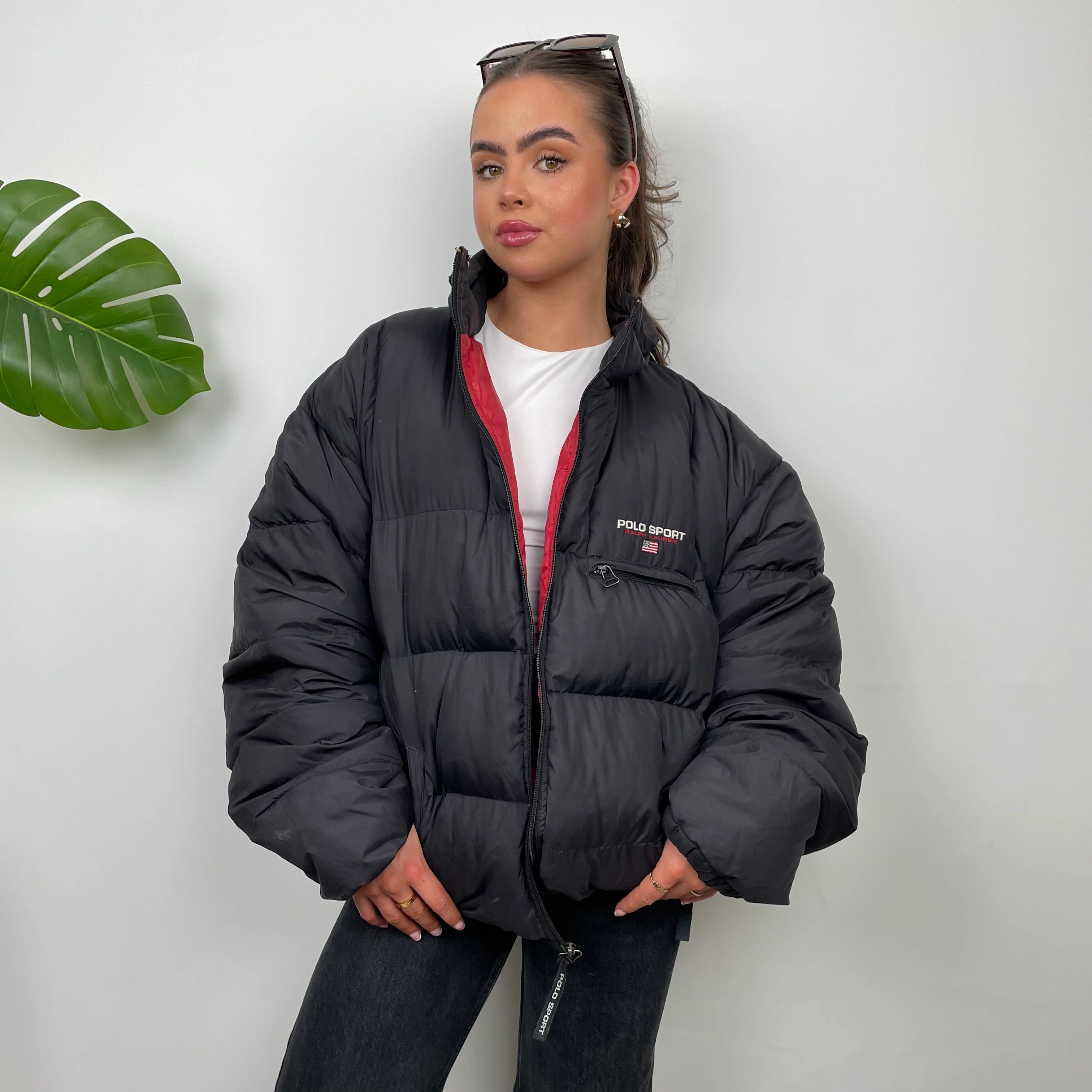 Polo Sport Ralph Lauren RARE Black Puffer Jacket (L) - Image 2