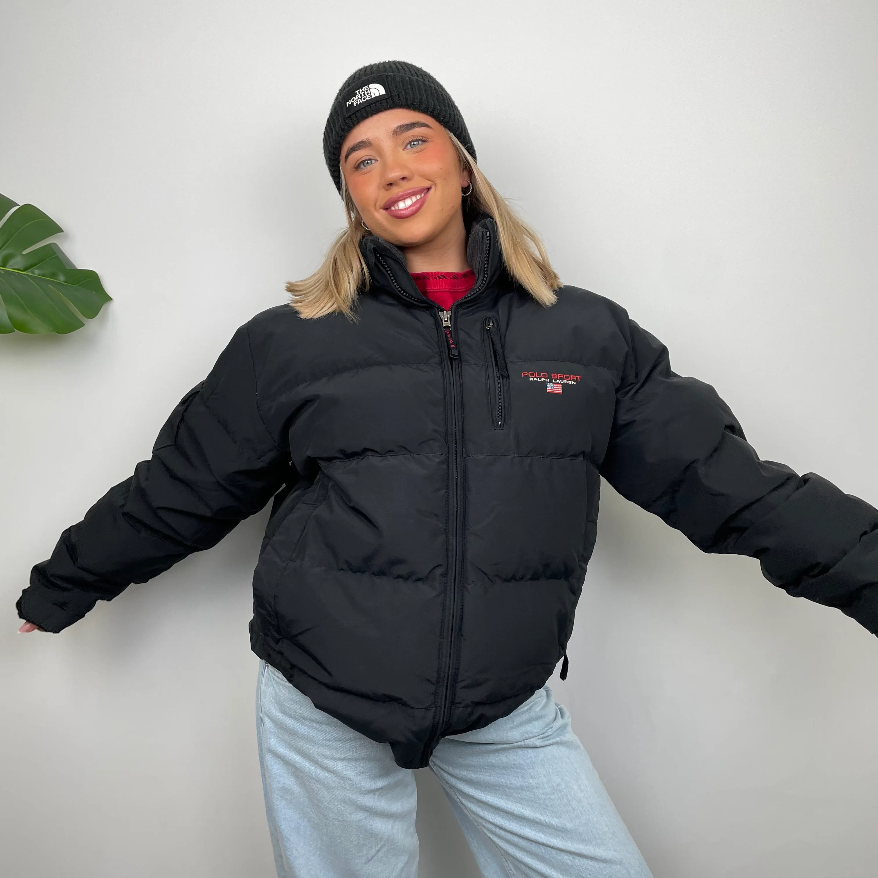 Polo Sport Ralph Lauren RARE Black Puffer Jacket (XL) - Image 5