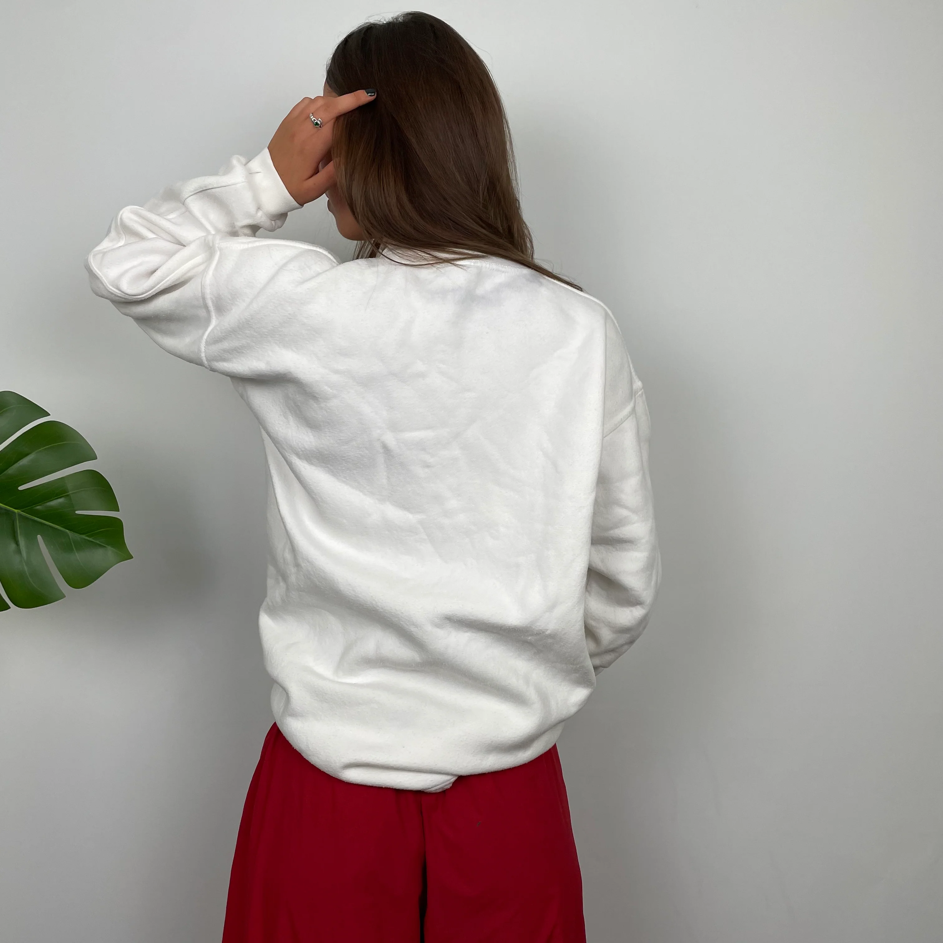 Polo Sport Ralph Lauren White Embroidered Spell Out Sweatshirt (L) - Image 8
