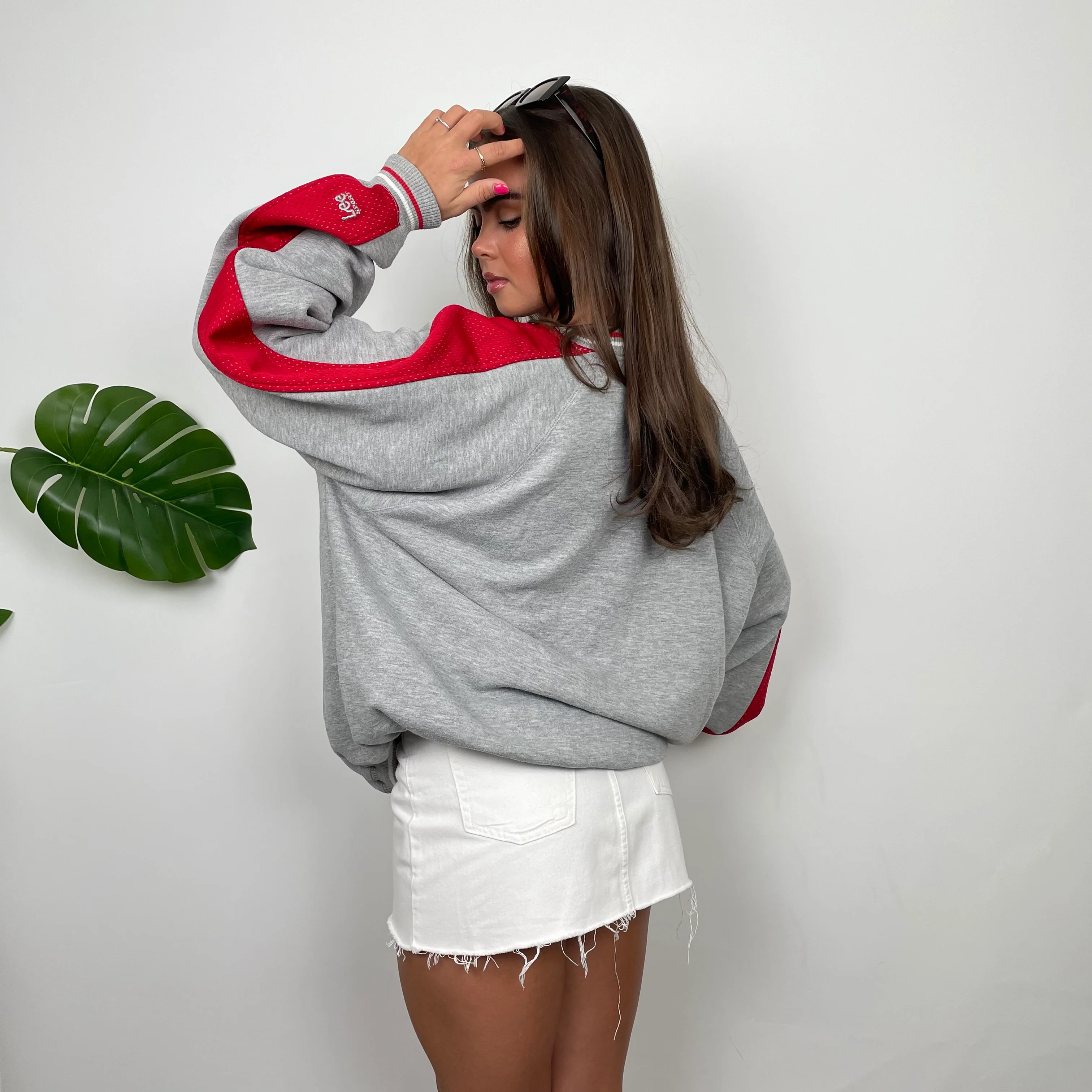 St Louis Cardinals Grey Embroidered Spell Out Sweatshirt (L) - Image 7