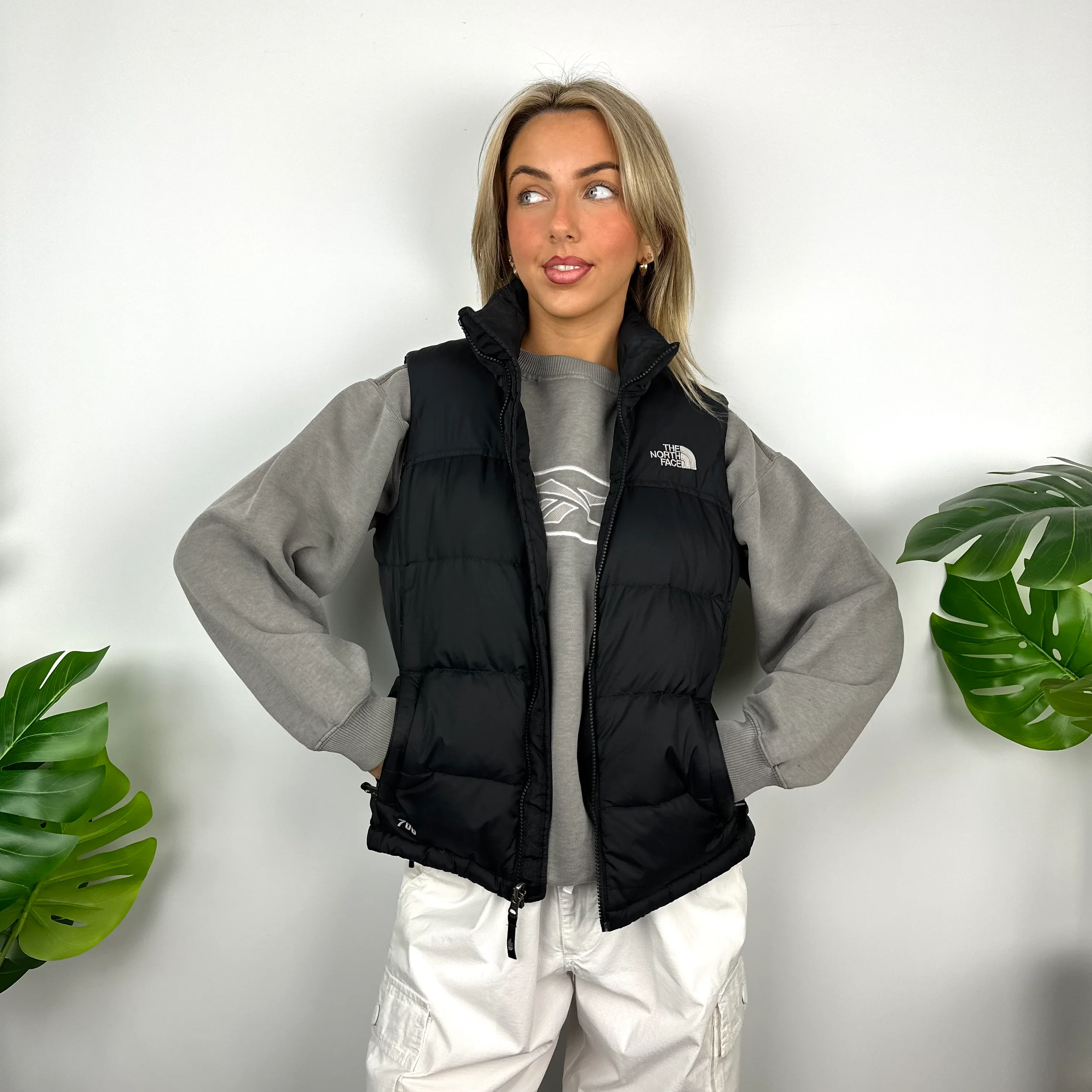 The North Face Black Nuptse 700 Puffer Gilet (S) - Image 5