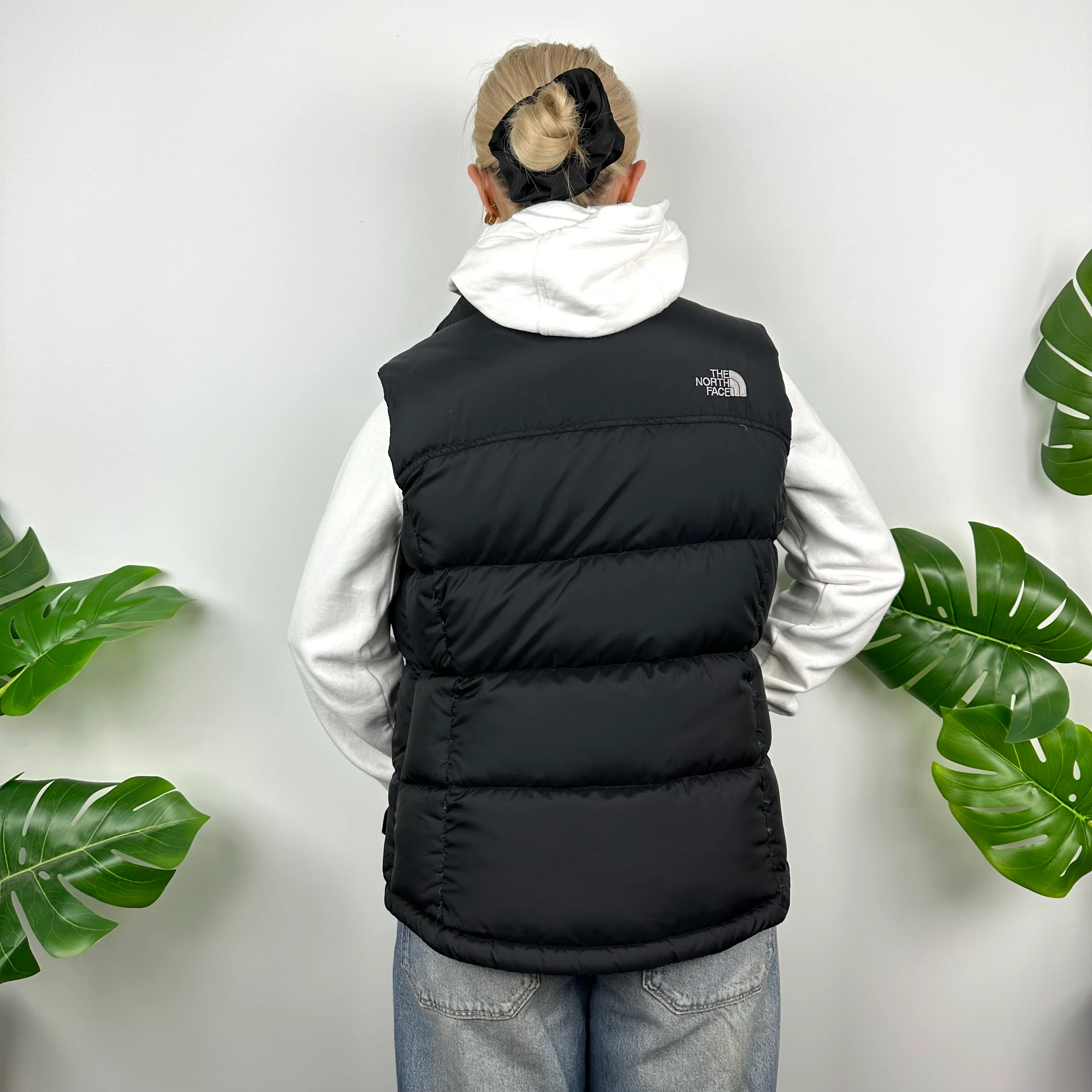 The North Face Black Nuptse 700 Puffer Gilet (M) - Image 4