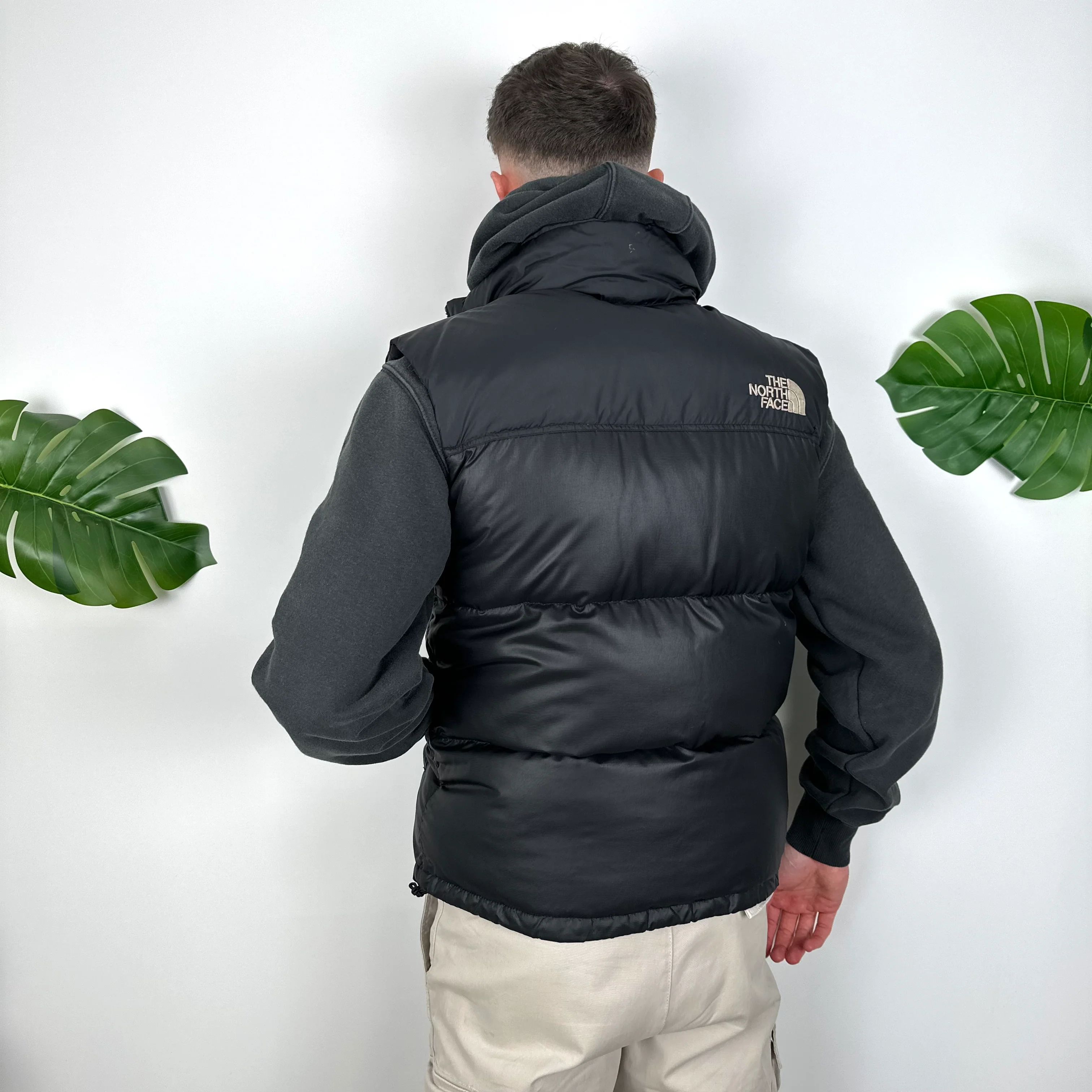 The North Face Black Nuptse 700 Puffer Gilet (M) - Image 5