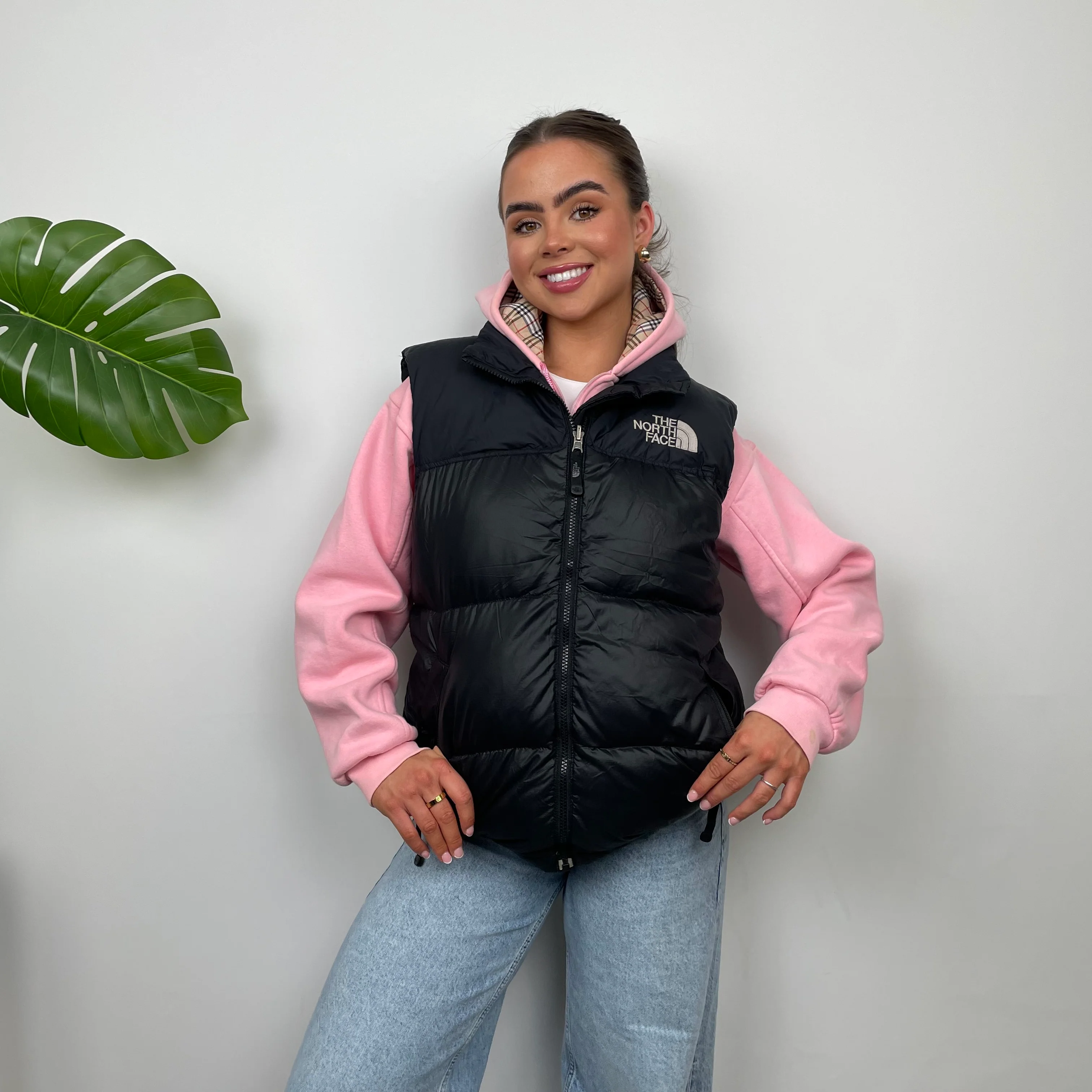 The North Face Black Puffer Gilet (M) - Image 10